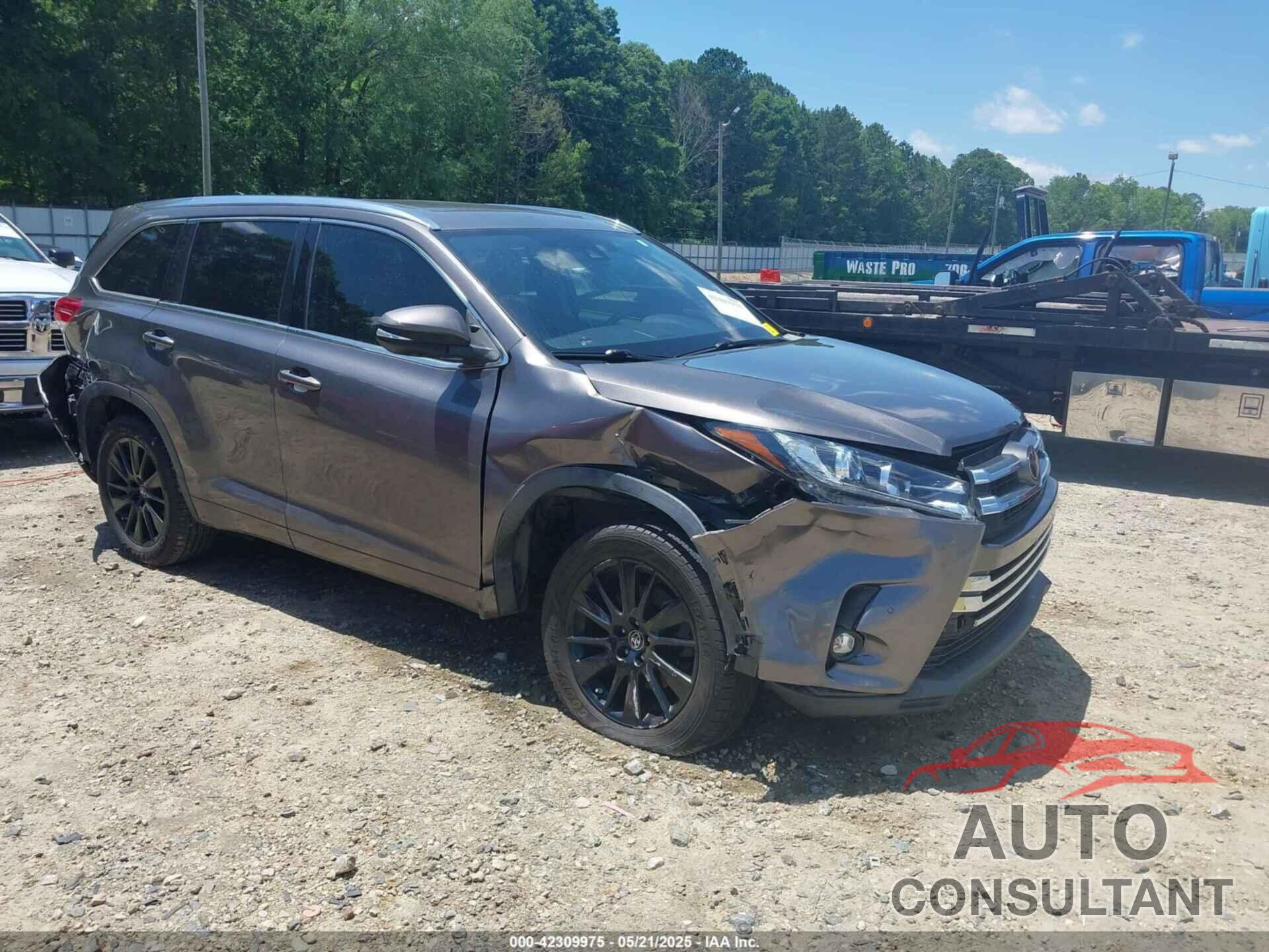 TOYOTA HIGHLANDER 2019 - 5TDYZRFH7KS342152