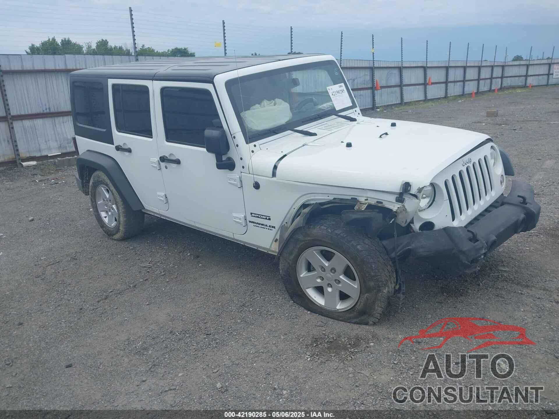 JEEP WRANGLER UNLIMITED 2017 - 1C4BJWDGXHL623684