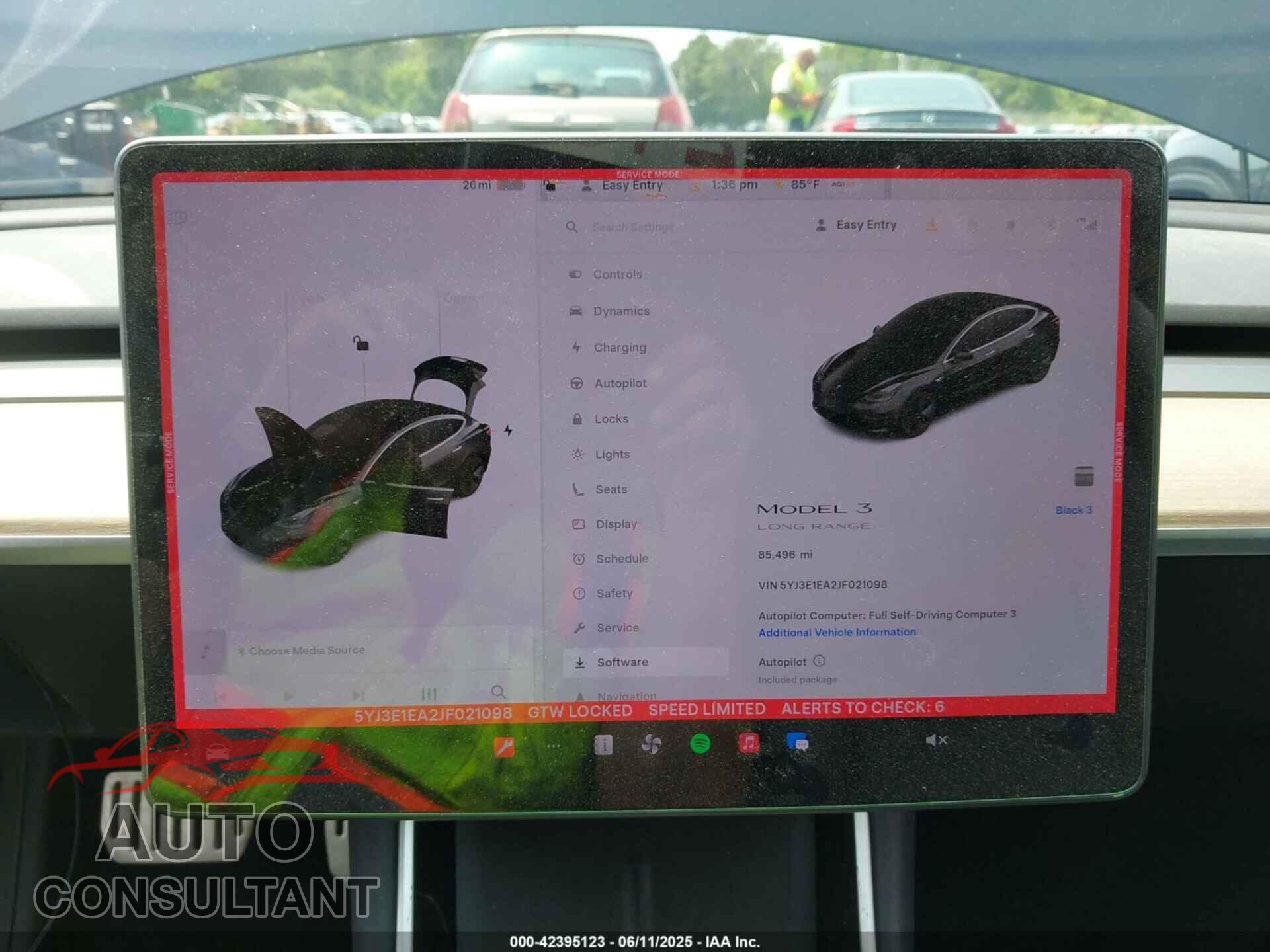 TESLA MODEL 3 2018 - 5YJ3E1EA2JF021098