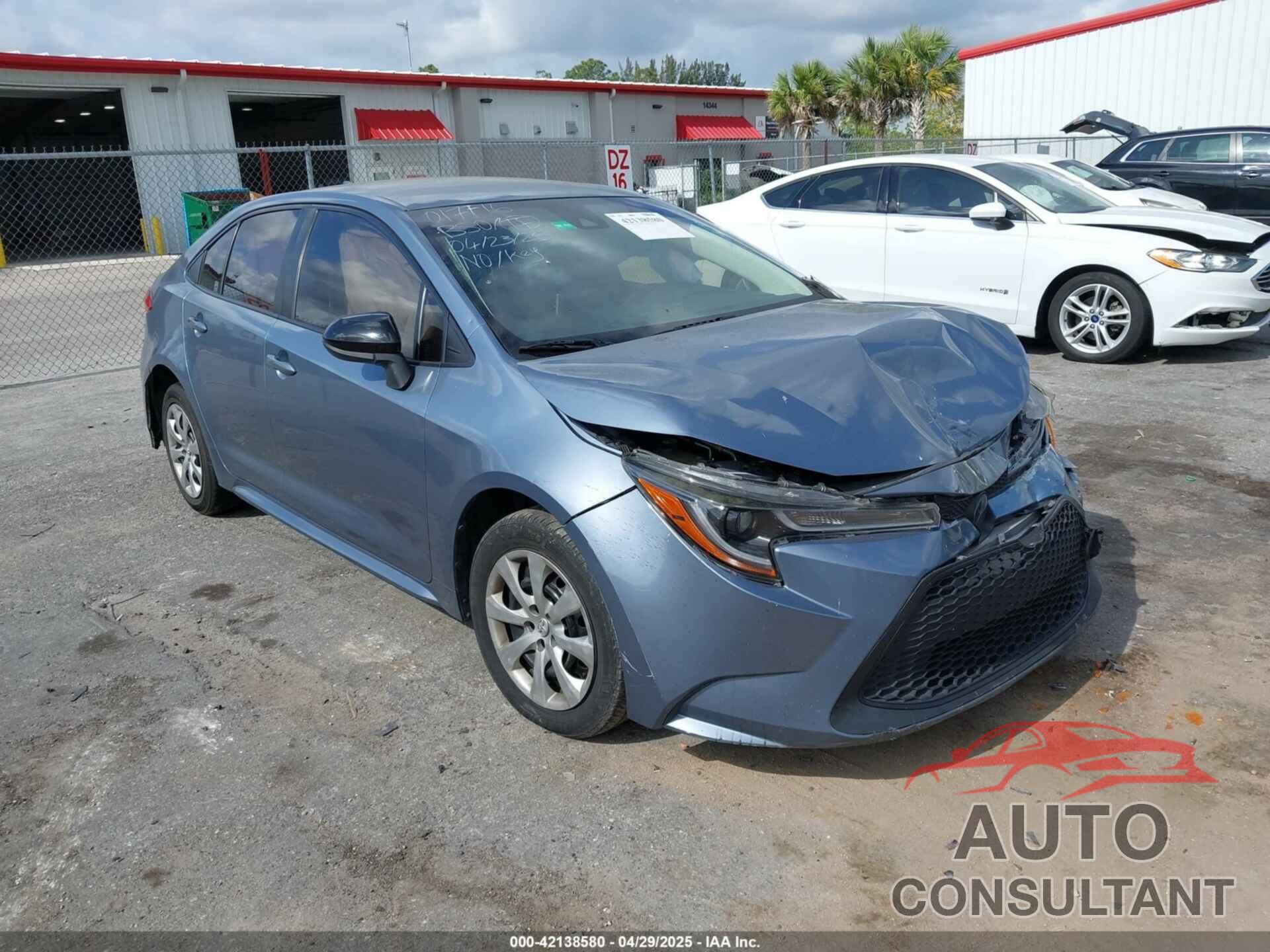 TOYOTA COROLLA 2020 - JTDEPRAE7LJ017716
