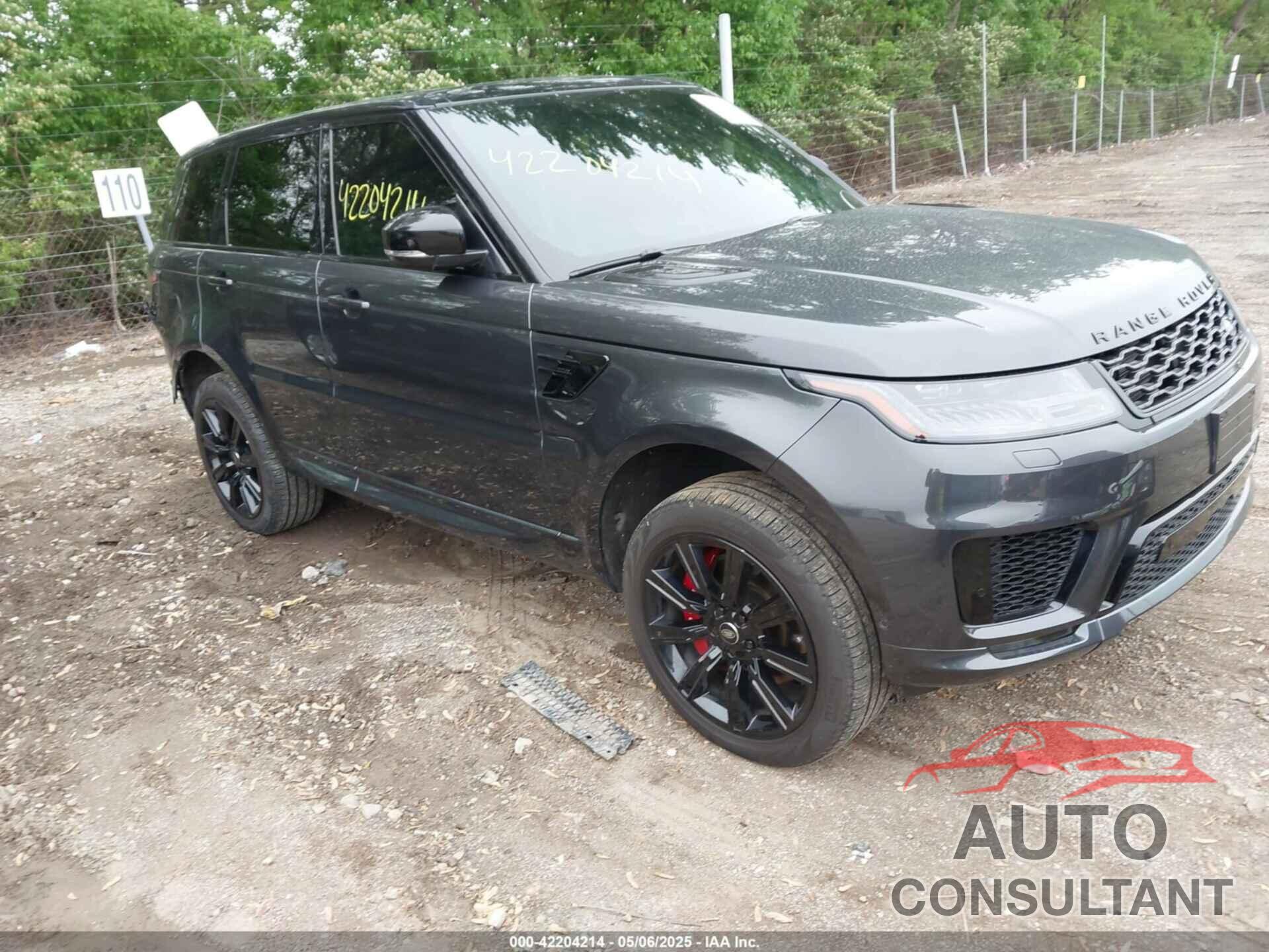 LAND ROVER RANGE ROVER SPORT 2019 - SALWR2RE5KA825046