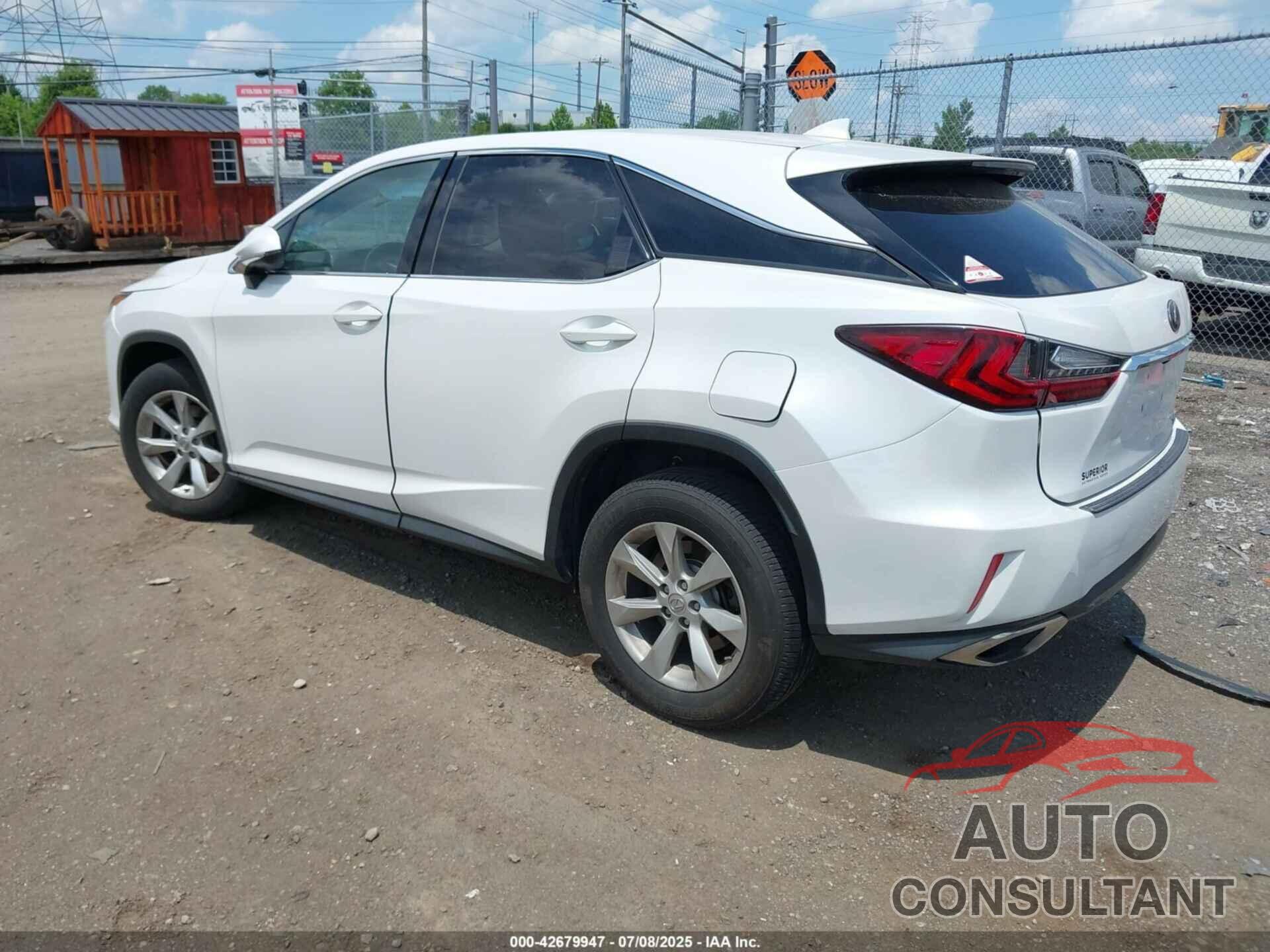 LEXUS RX 350 2017 - 2T2ZZMCA8HC069122