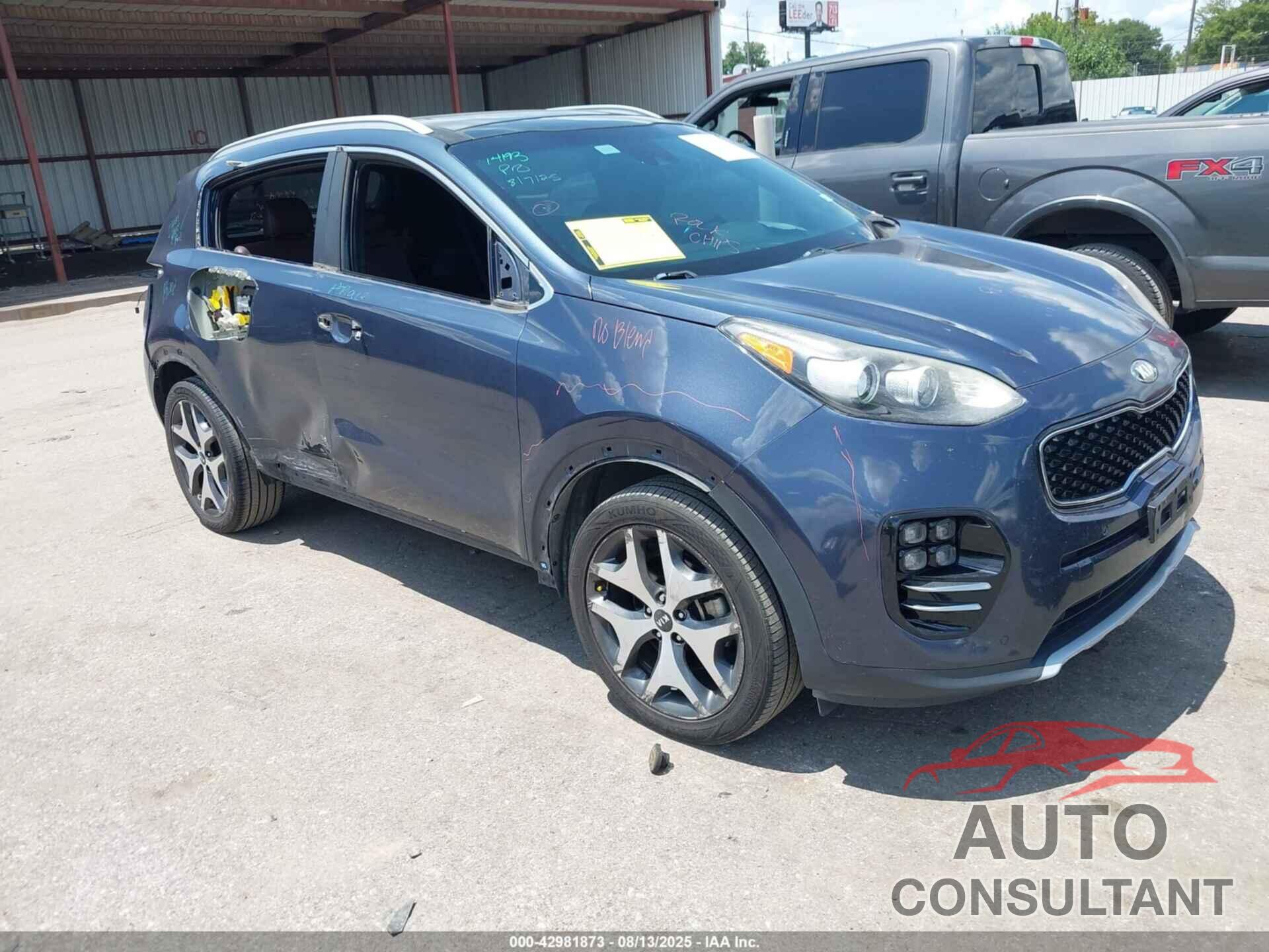 KIA SPORTAGE 2017 - KNDPR3A6XH7166070