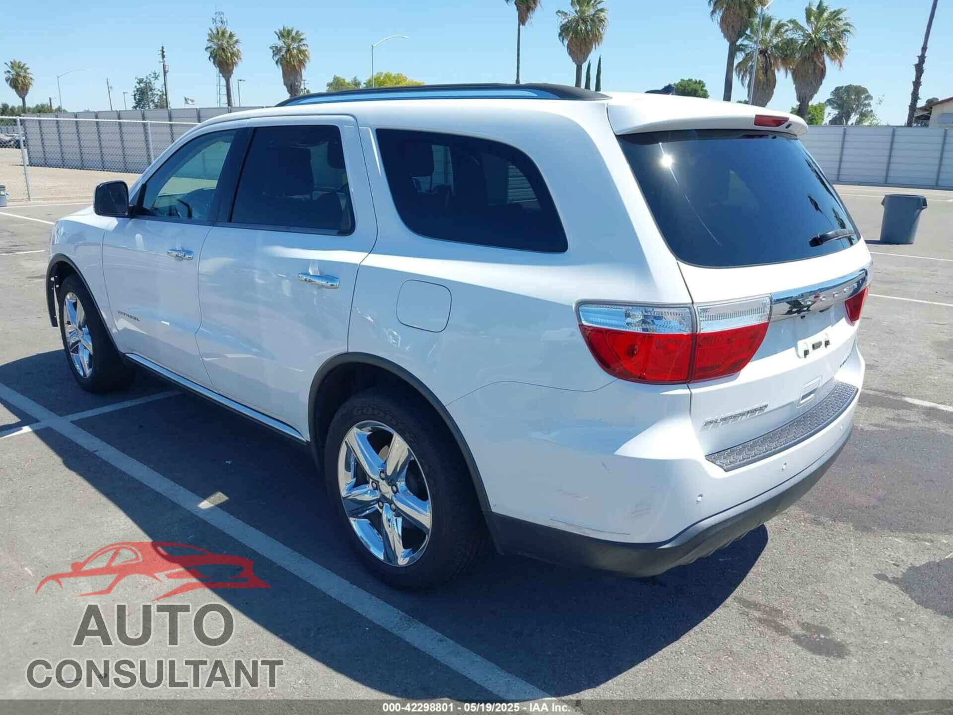DODGE DURANGO 2013 - 1C4RDHEG9DC674734