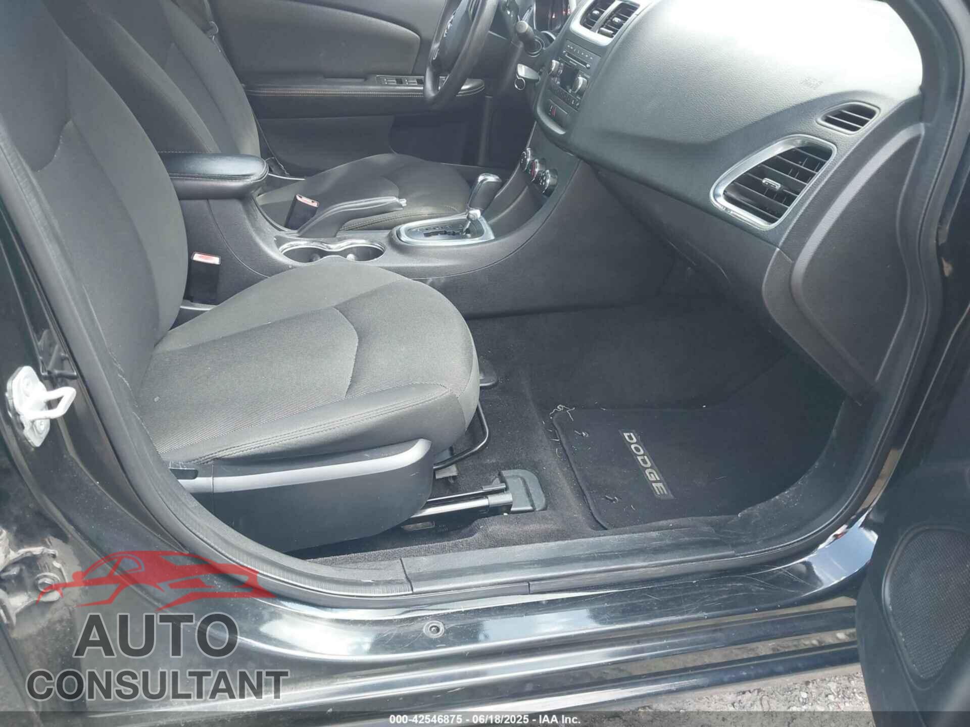 DODGE AVENGER 2013 - 1C3CDZAB5DN587122