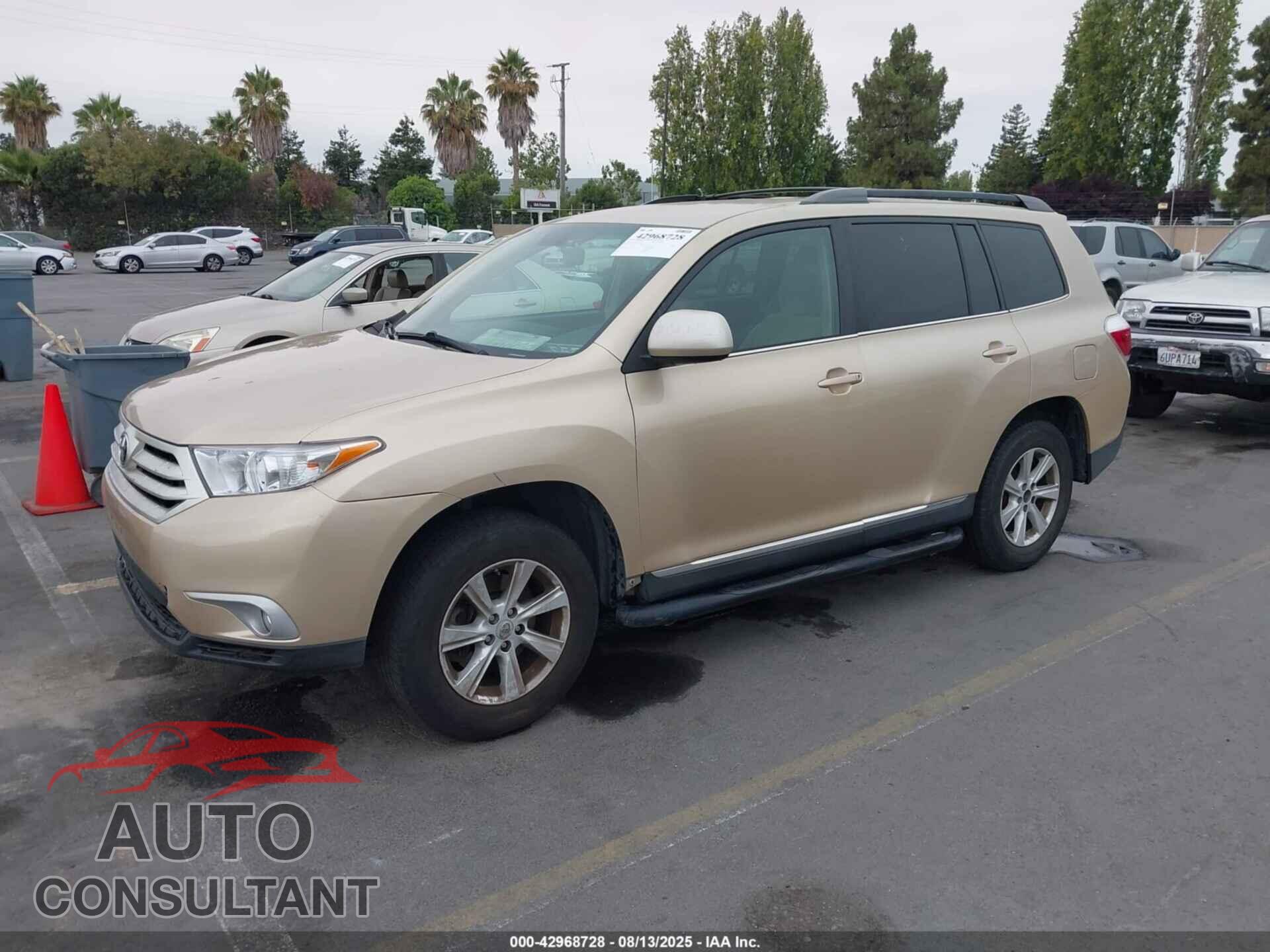 TOYOTA HIGHLANDER 2011 - 5TDZK3EH2BS040940