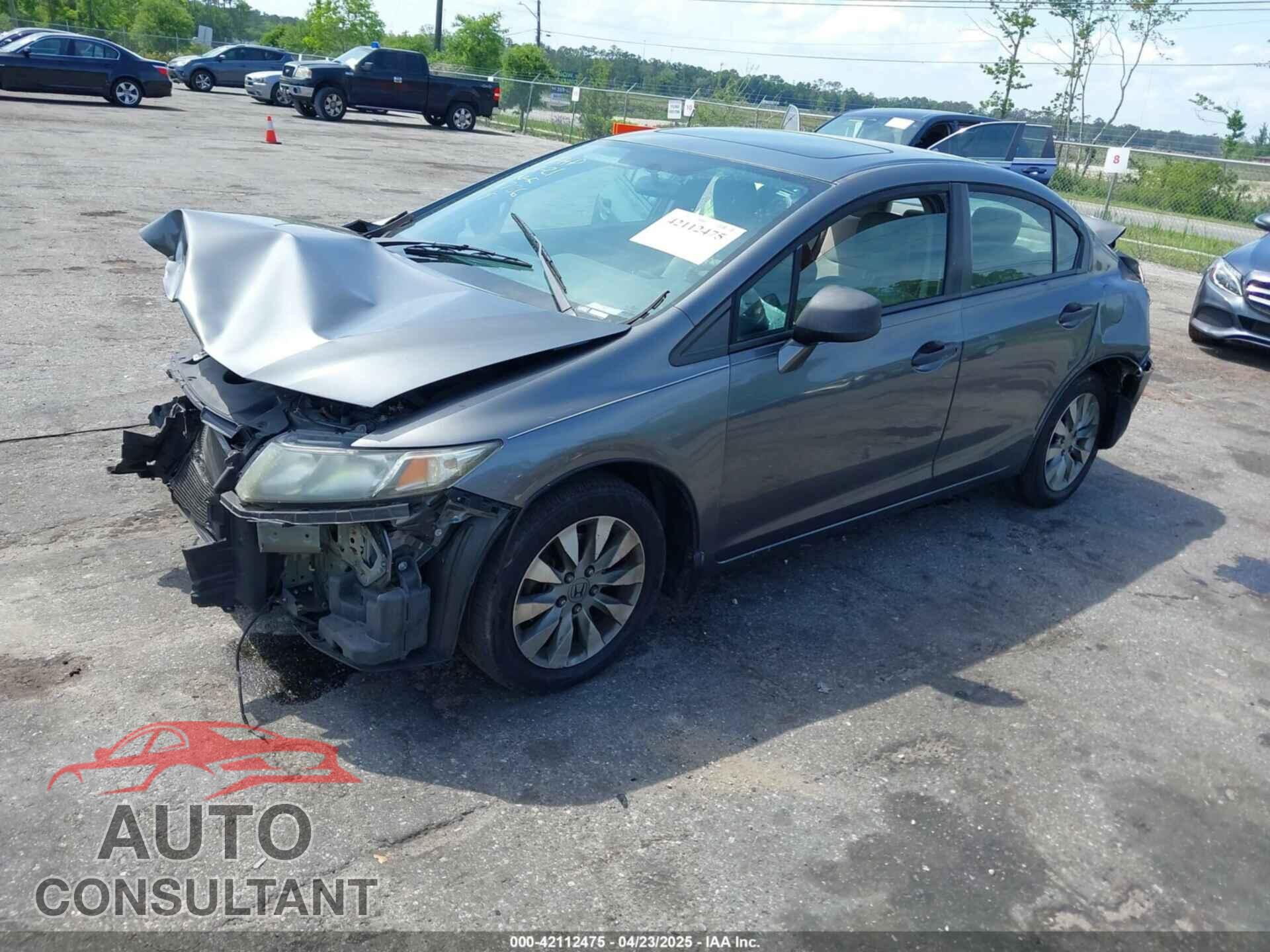 HONDA CIVIC 2013 - 19XFB2F87DE041736
