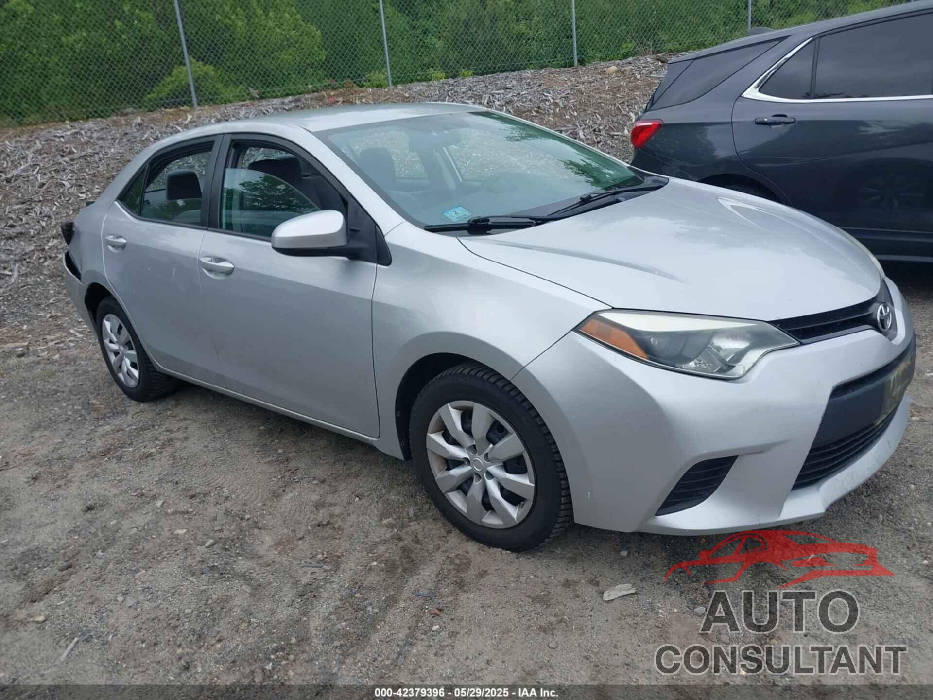 TOYOTA COROLLA 2014 - 5YFBURHE7EP160925