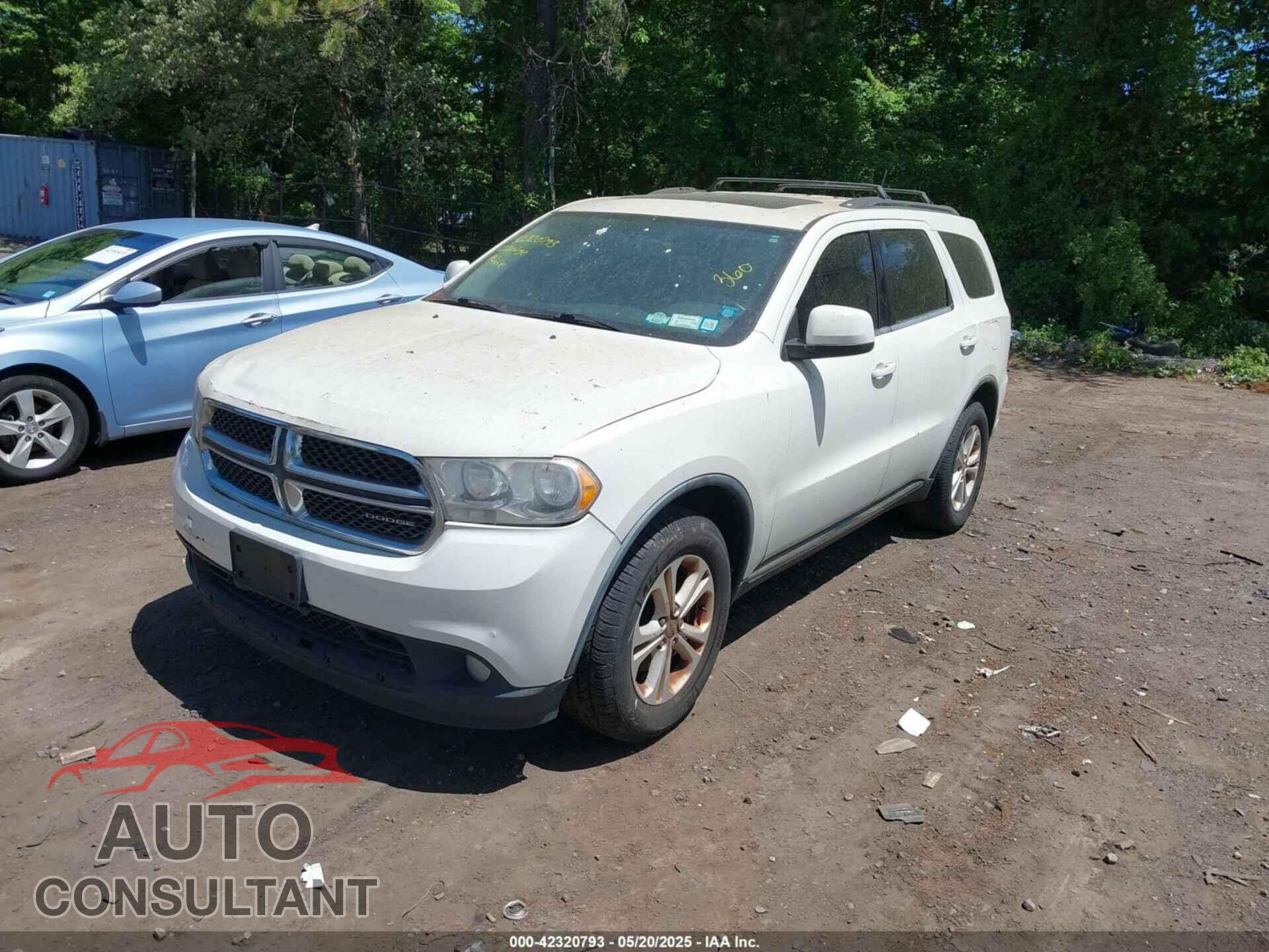 DODGE DURANGO 2012 - 1C4RDJAG1CC122253