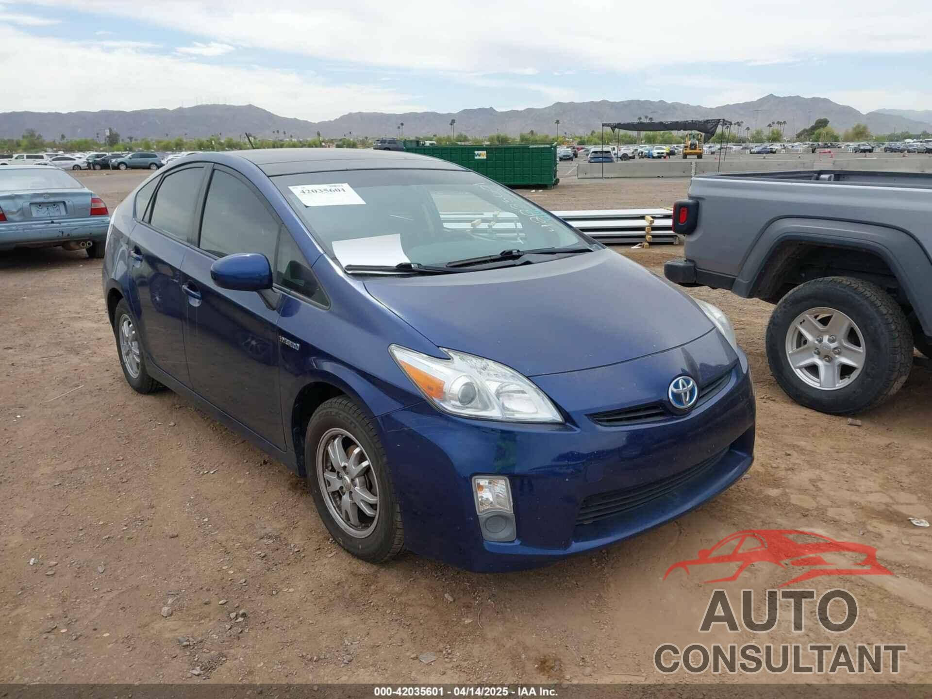 TOYOTA PRIUS 2010 - JTDKN3DU8A0173534