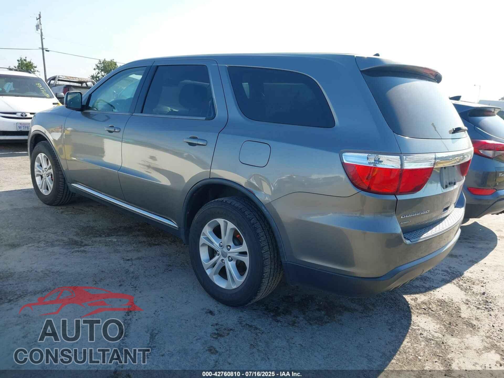 DODGE DURANGO 2012 - 1C4RDJAG2CC271772