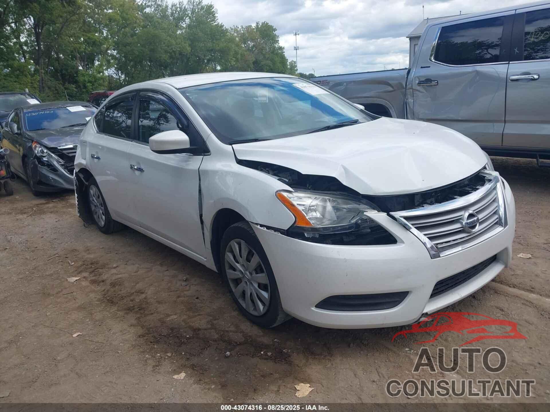 NISSAN SENTRA 2014 - 3N1AB7AP6EY326582