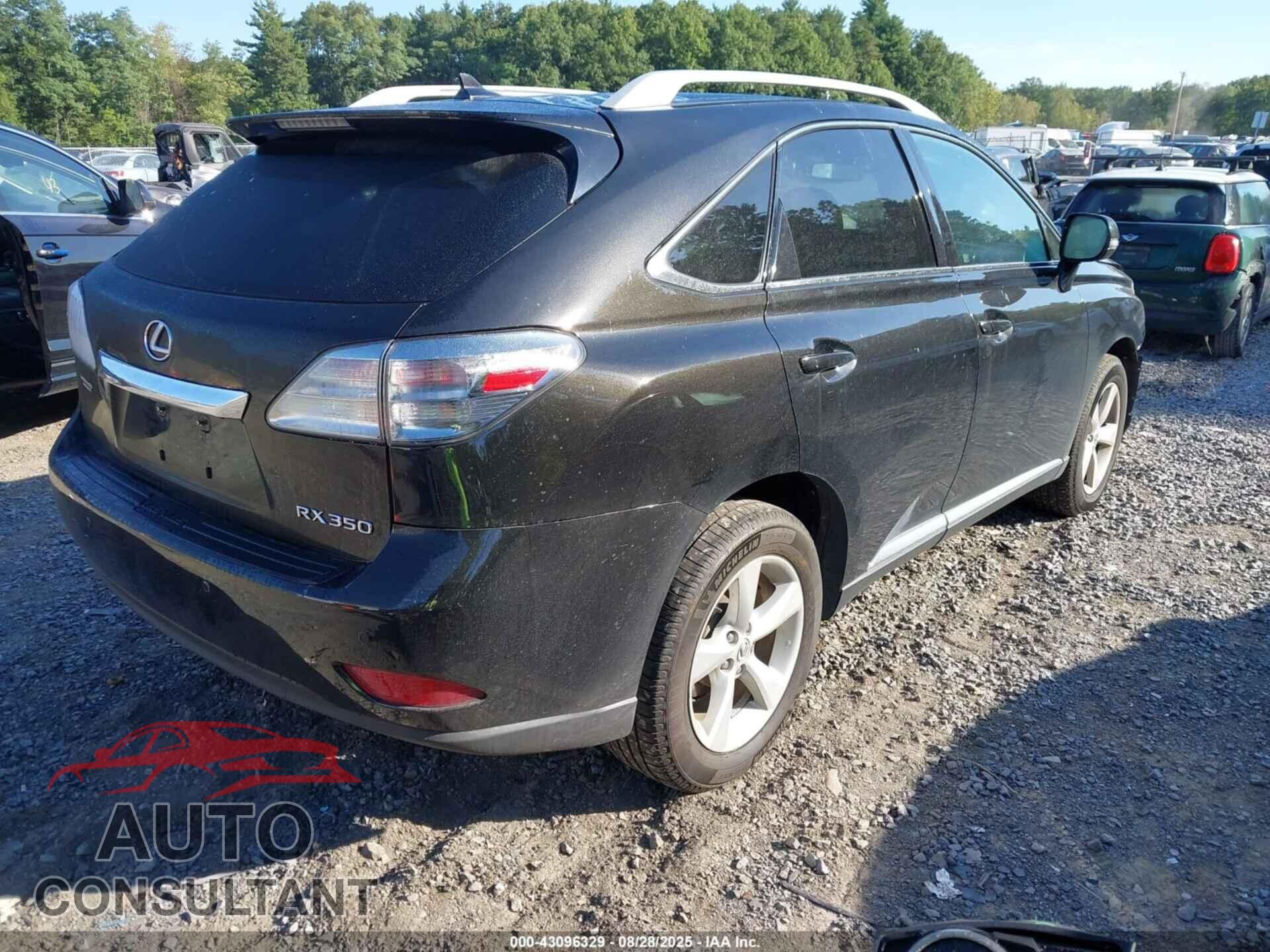 LEXUS RX 350 2011 - 2T2BK1BA2BC112446