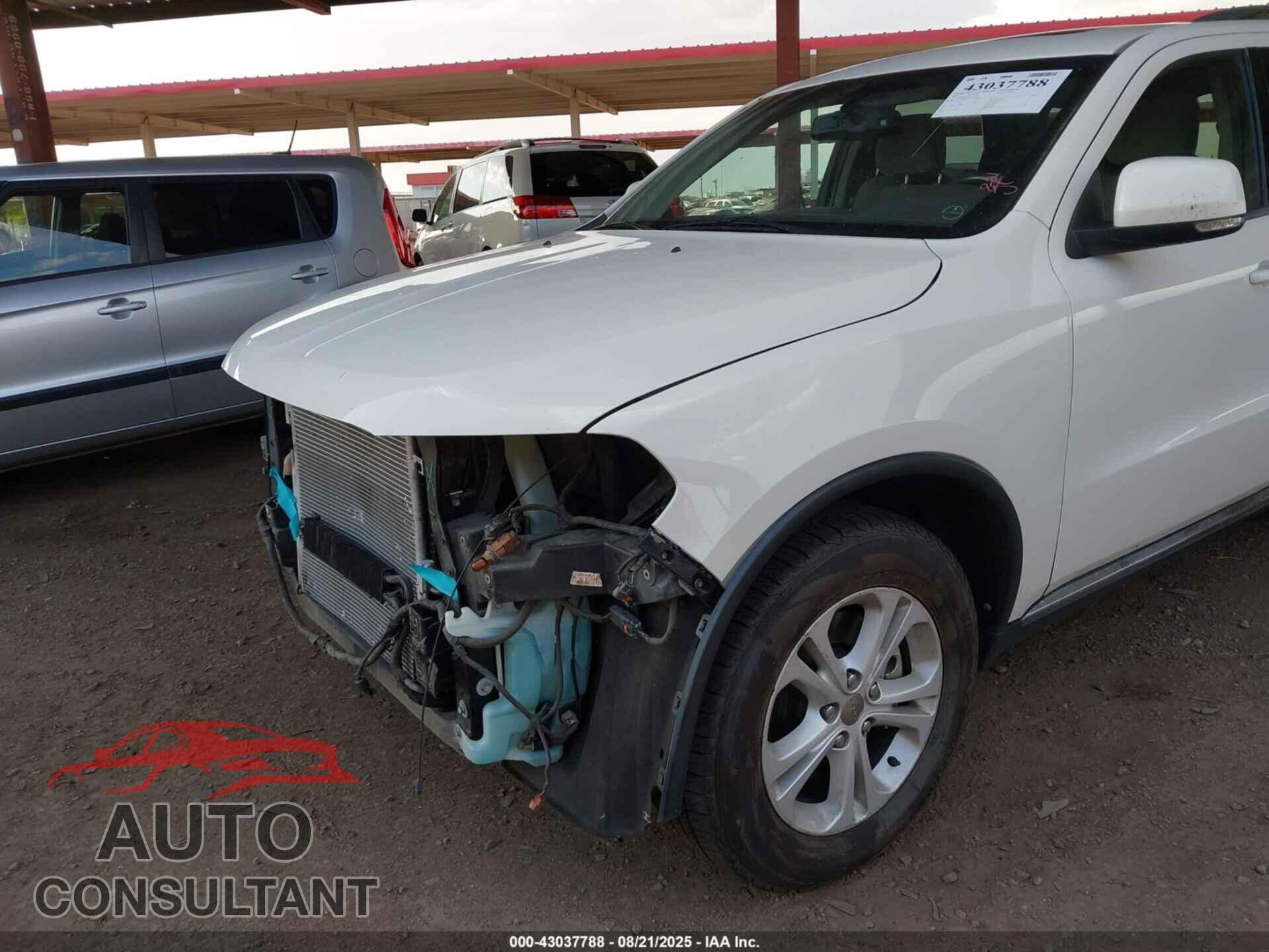 DODGE DURANGO 2012 - 1C4SDHDT8CC261587