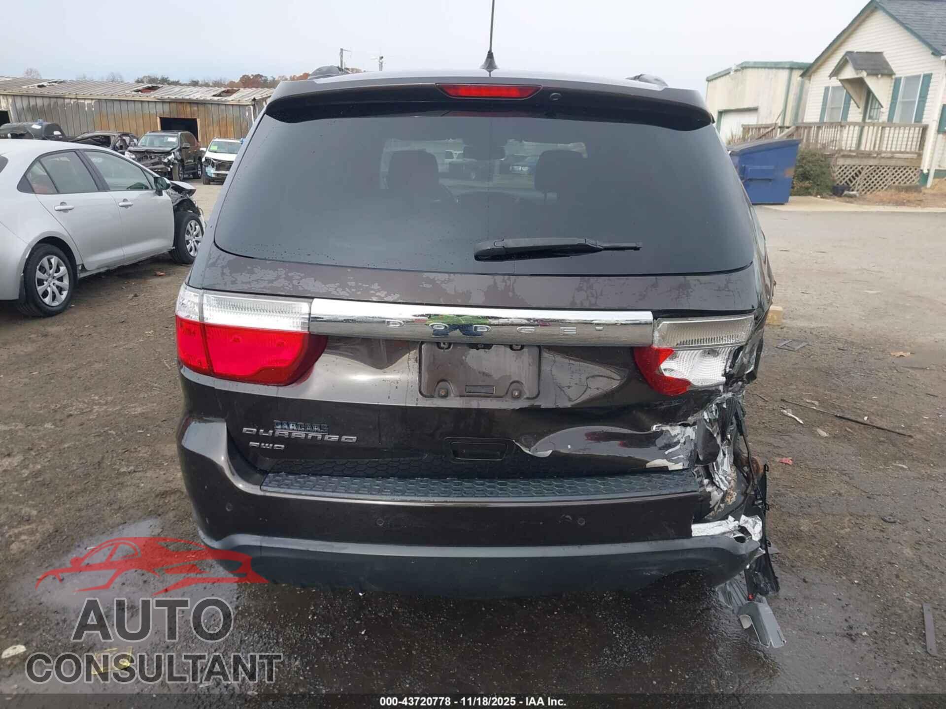 DODGE DURANGO 2012 - 1C4RDJDG3CC198004