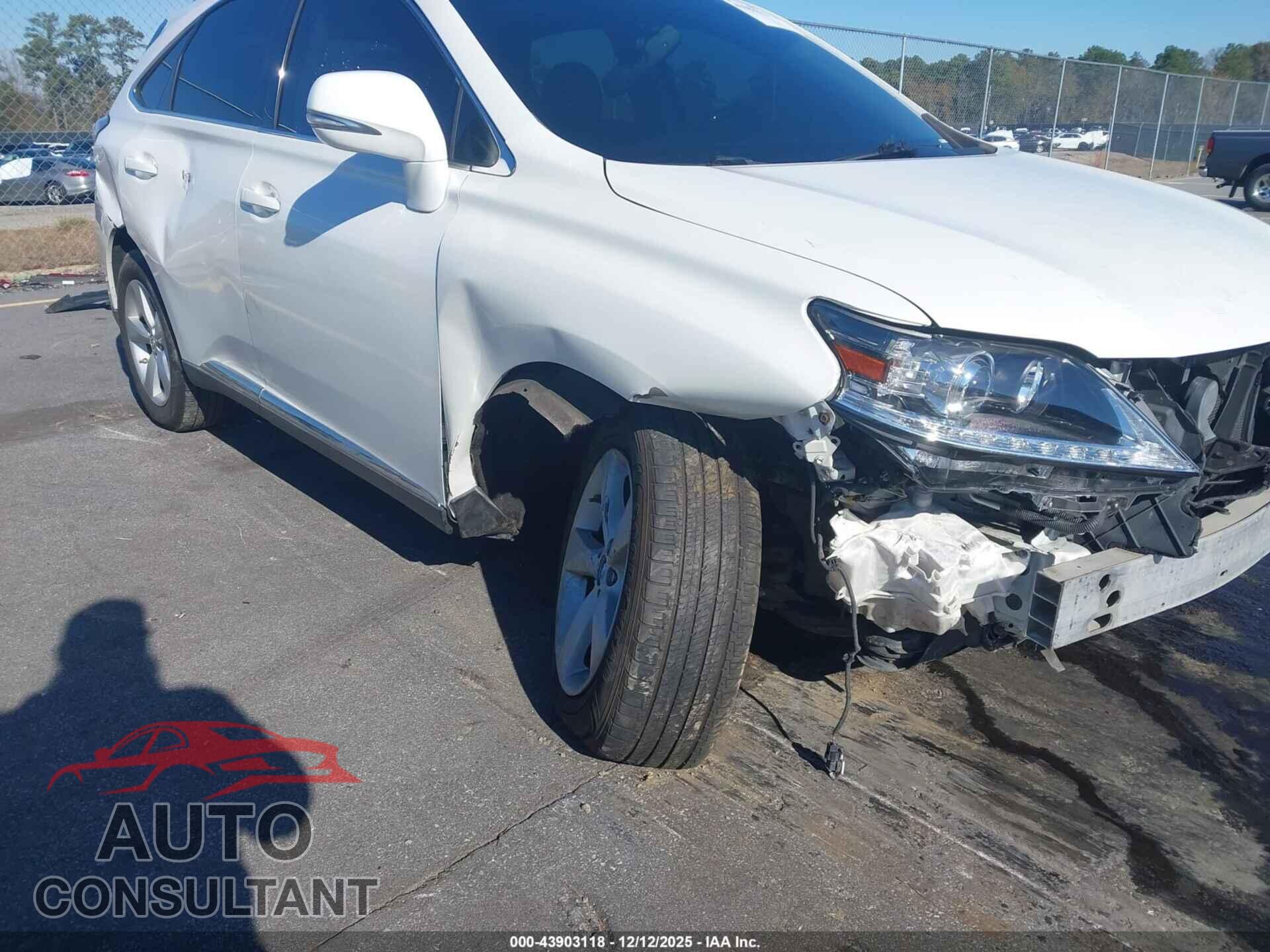 LEXUS RX 350 2013 - 2T2BK1BA2DC156143