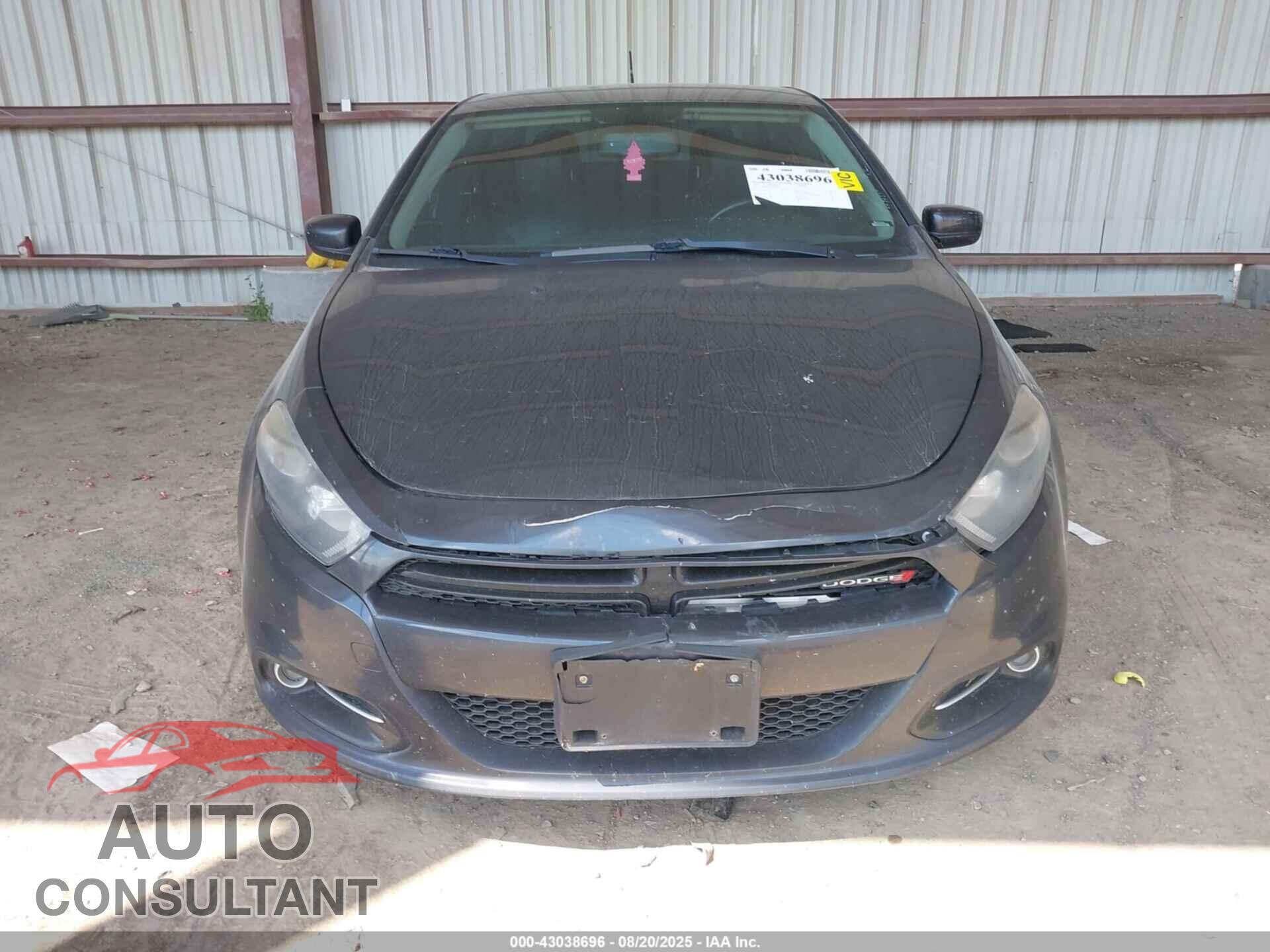 DODGE DART 2013 - 1C3CDFBA1DD338004
