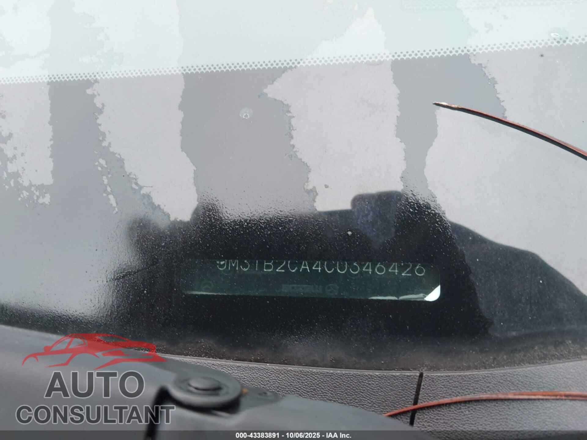 MAZDA CX-9 2012 - JM3TB2CA4C0346426