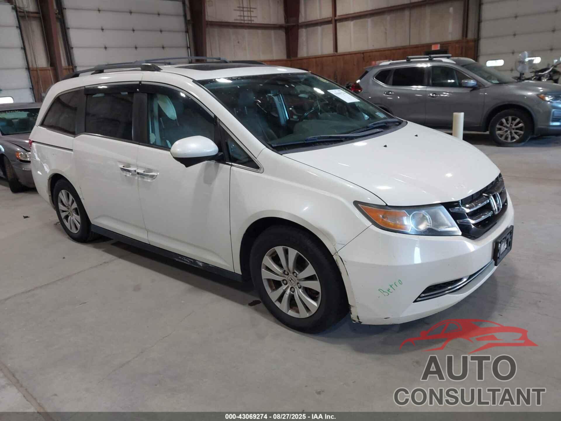 HONDA ODYSSEY 2016 - 5FNRL5H68GB084990