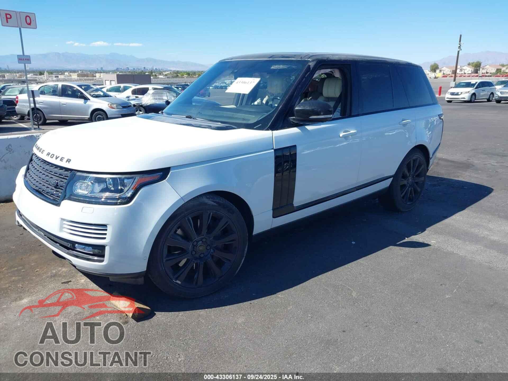 LAND ROVER RANGE ROVER 2013 - SALGS2EF0DA104627