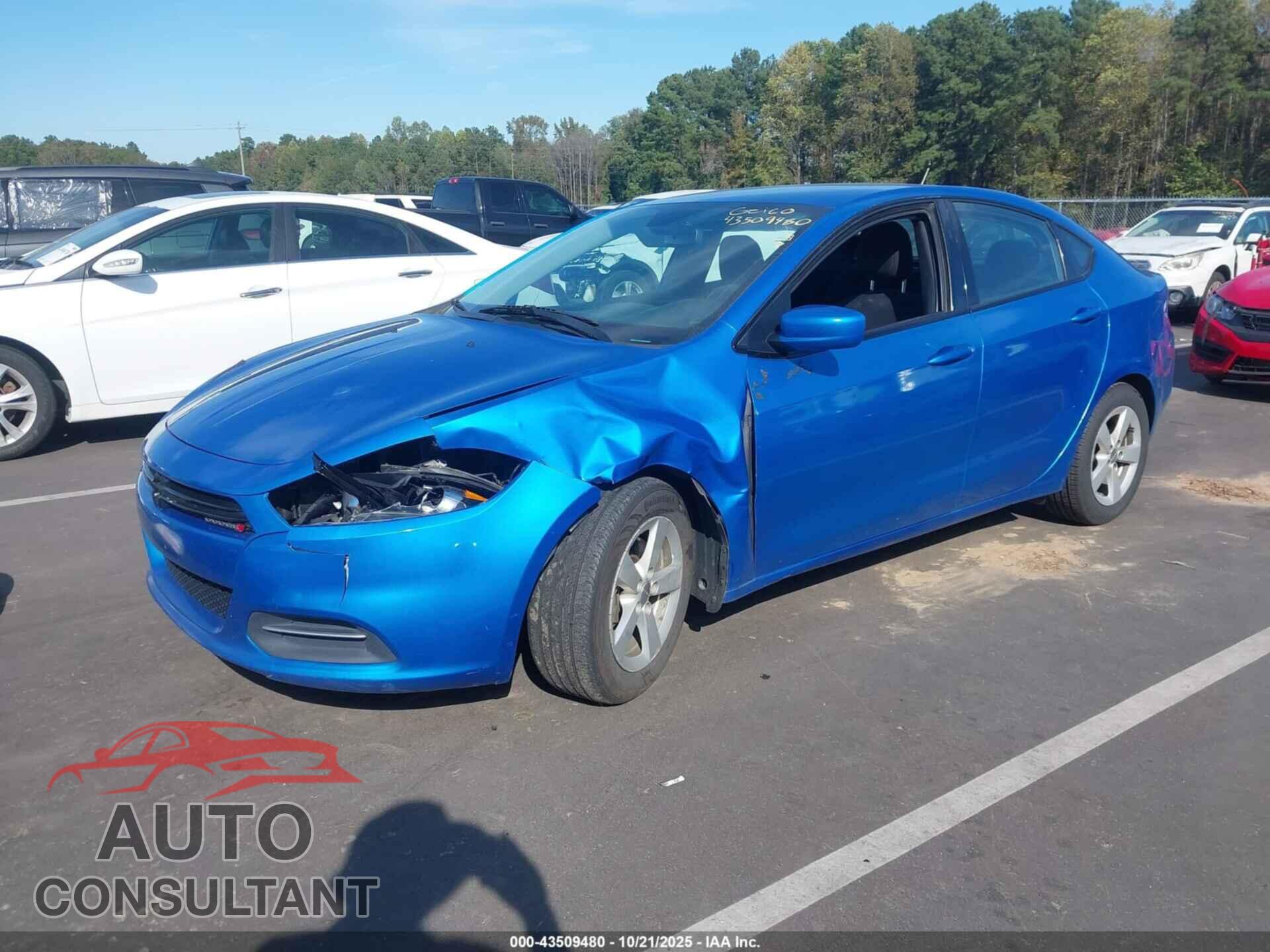 DODGE DART 2016 - 1C3CDFBB1GD565268