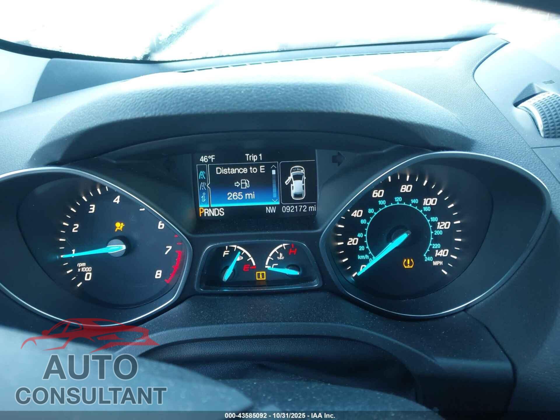 FORD ESCAPE 2014 - 1FMCU0GX4EUB04930