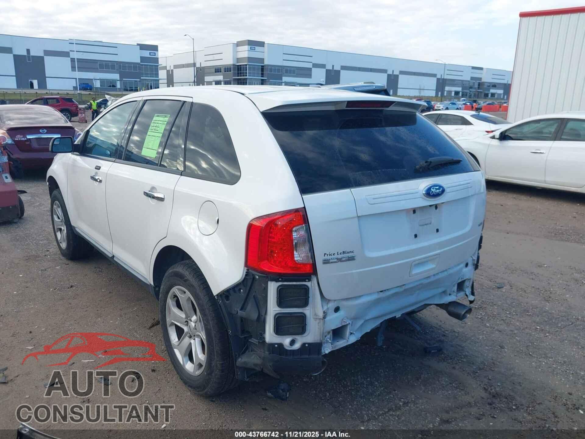 FORD EDGE 2011 - 2FMDK3JC8BBB13214