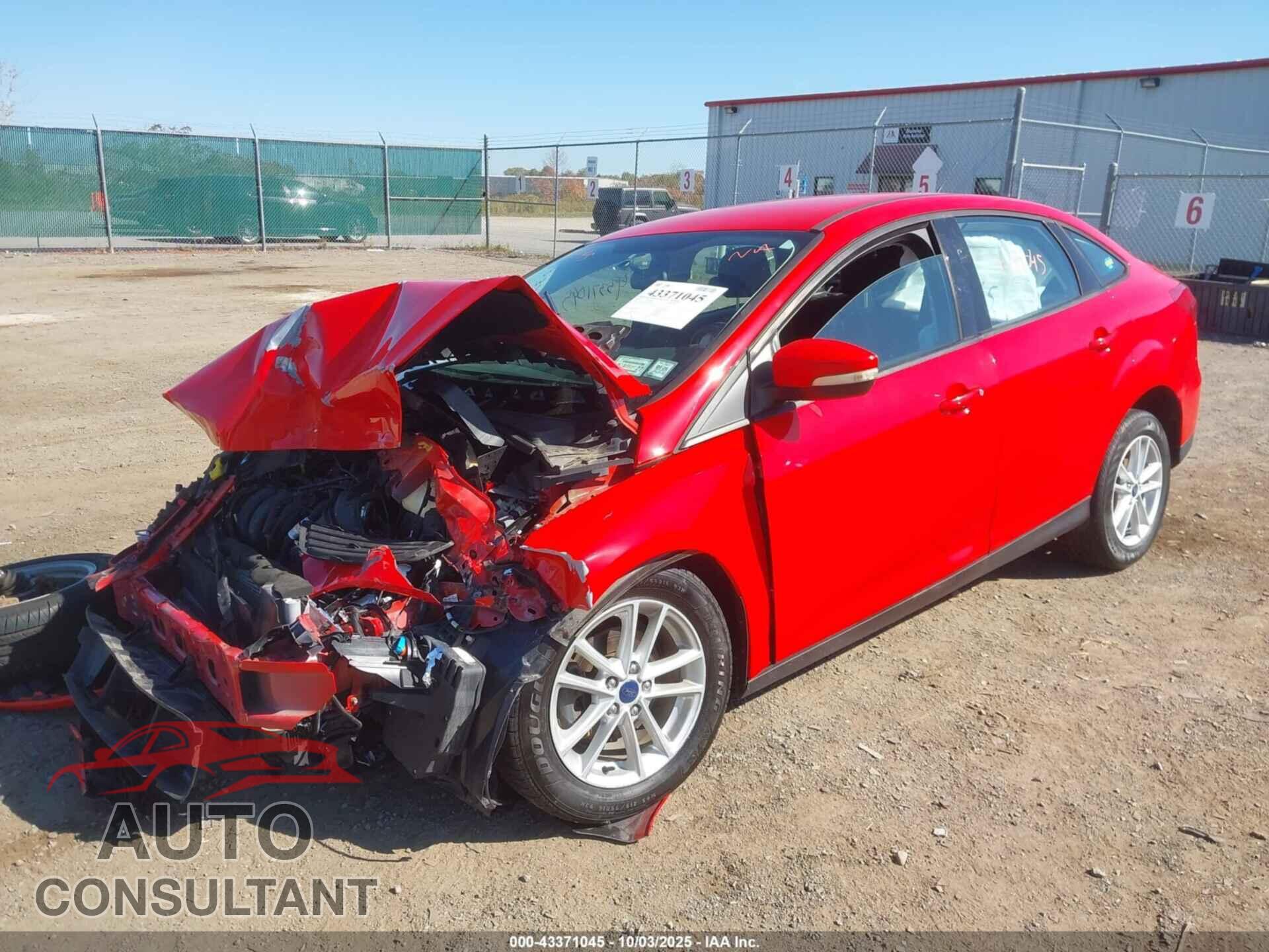 FORD FOCUS 2017 - 1FADP3F25HL243245