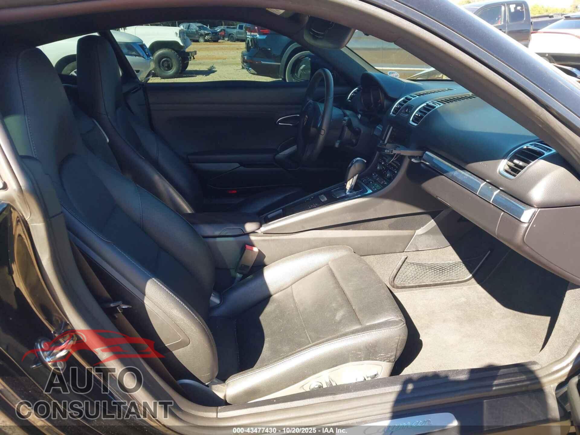 PORSCHE CAYMAN 2014 - WP0AA2A83EK172830