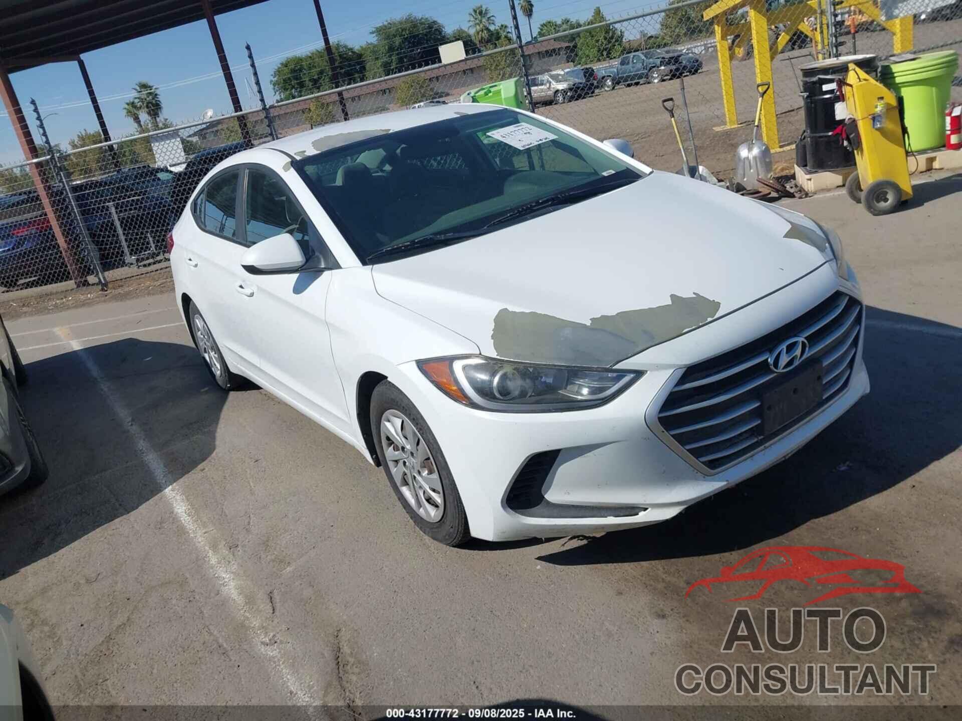 HYUNDAI ELANTRA 2017 - 5NPD74LF5HH184161