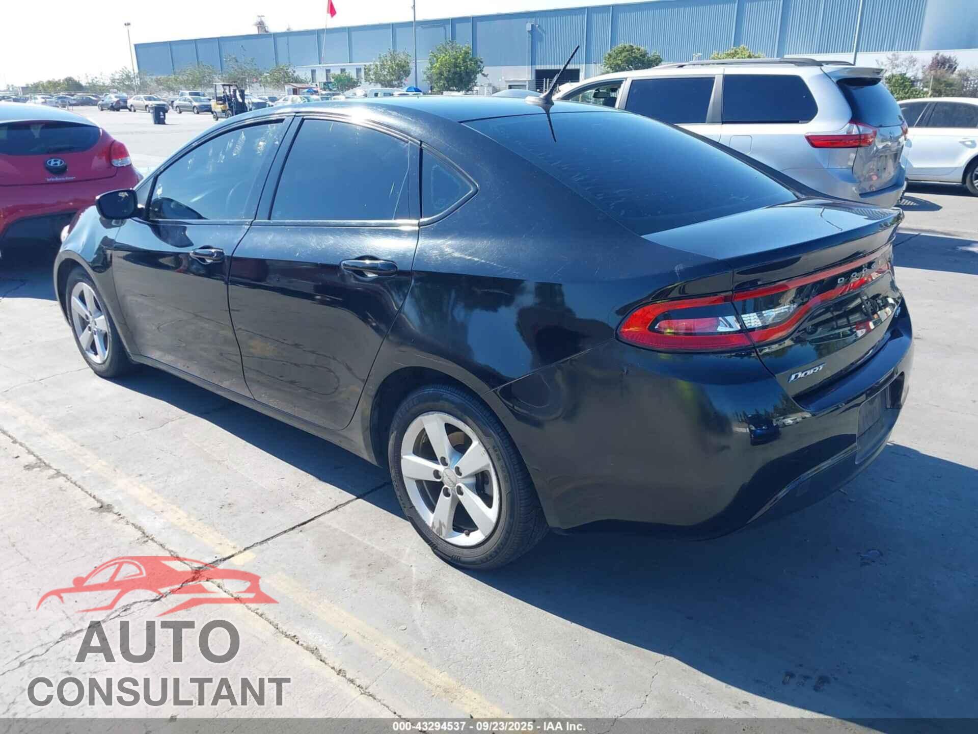 DODGE DART 2015 - 1C3CDFBB1FD227206