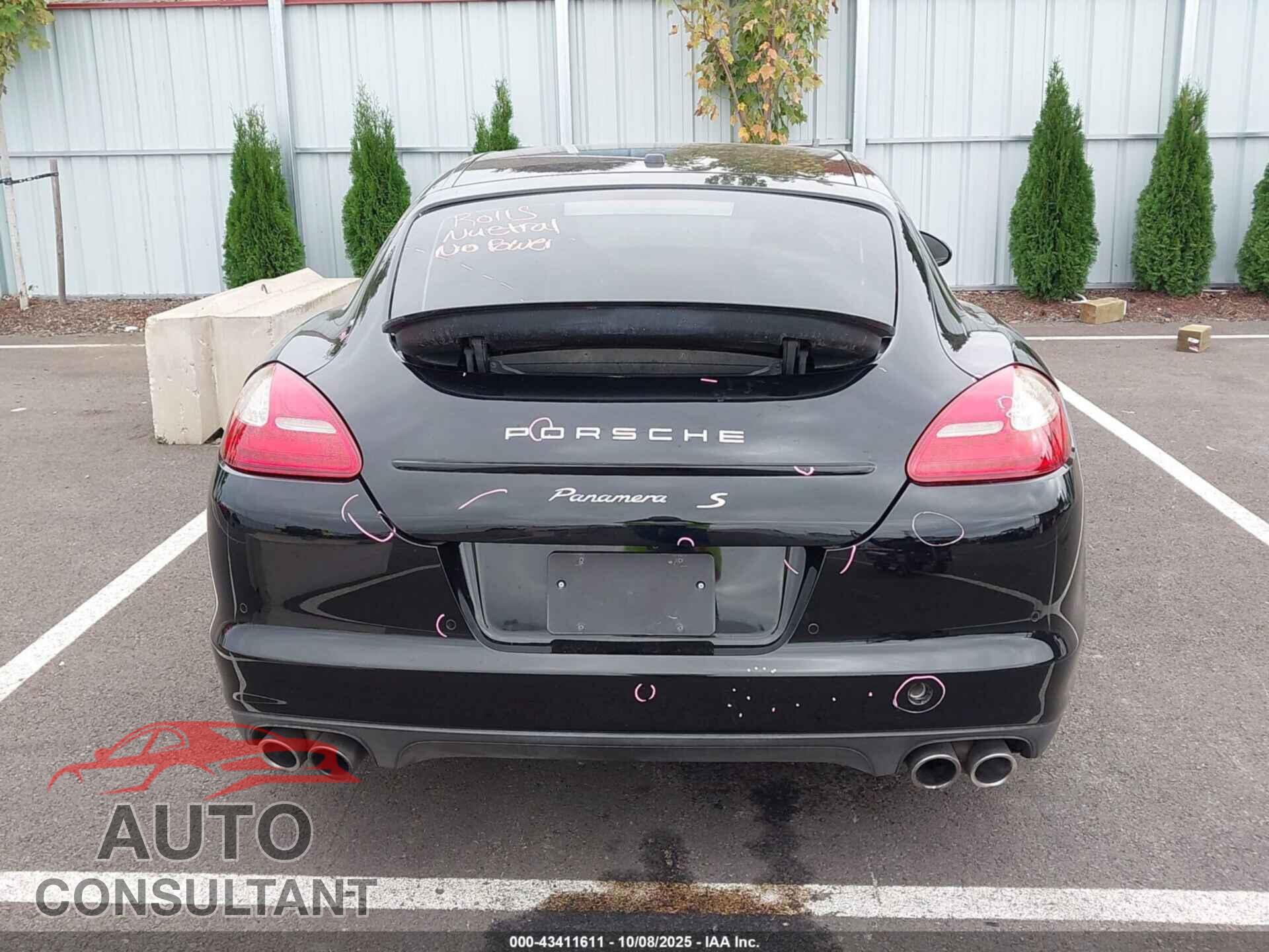 PORSCHE PANAMERA 2012 - WP0AB2A79CL060352