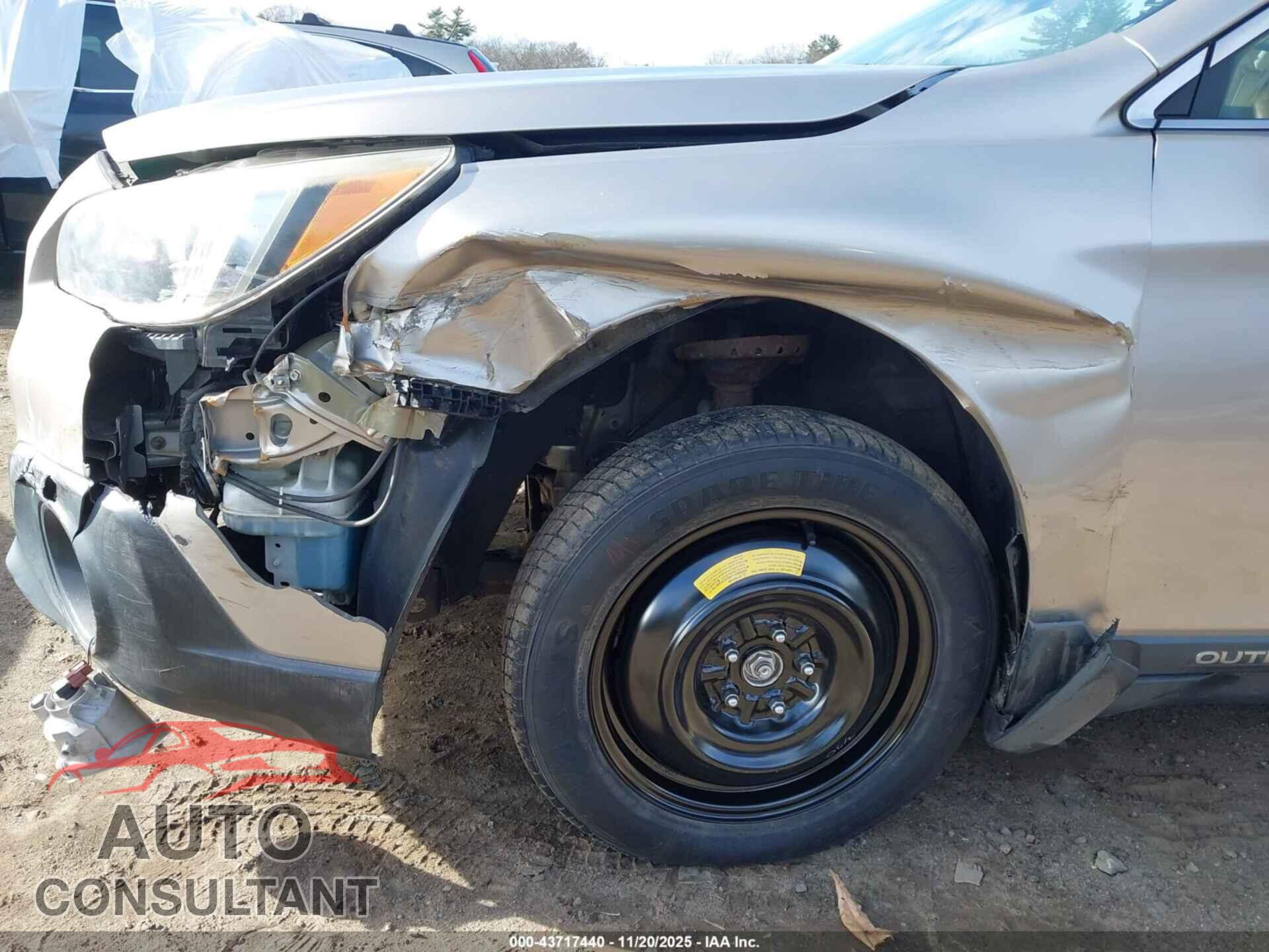 SUBARU OUTBACK 2017 - 4S4BSAFC1H3288563