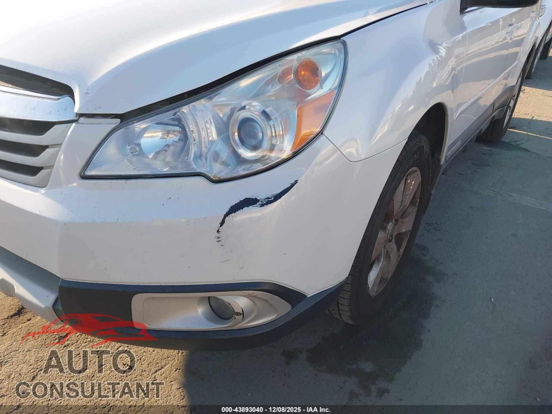 SUBARU OUTBACK 2012 - 4S4BRBKC8C3248626