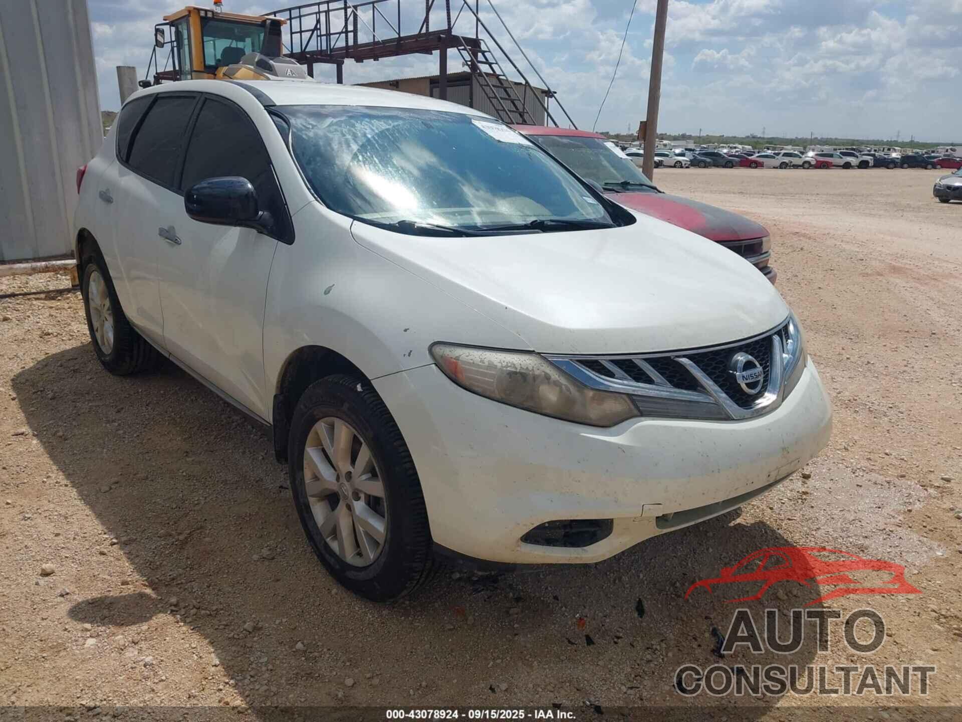 NISSAN MURANO 2011 - JN8AZ1MW9BW160851