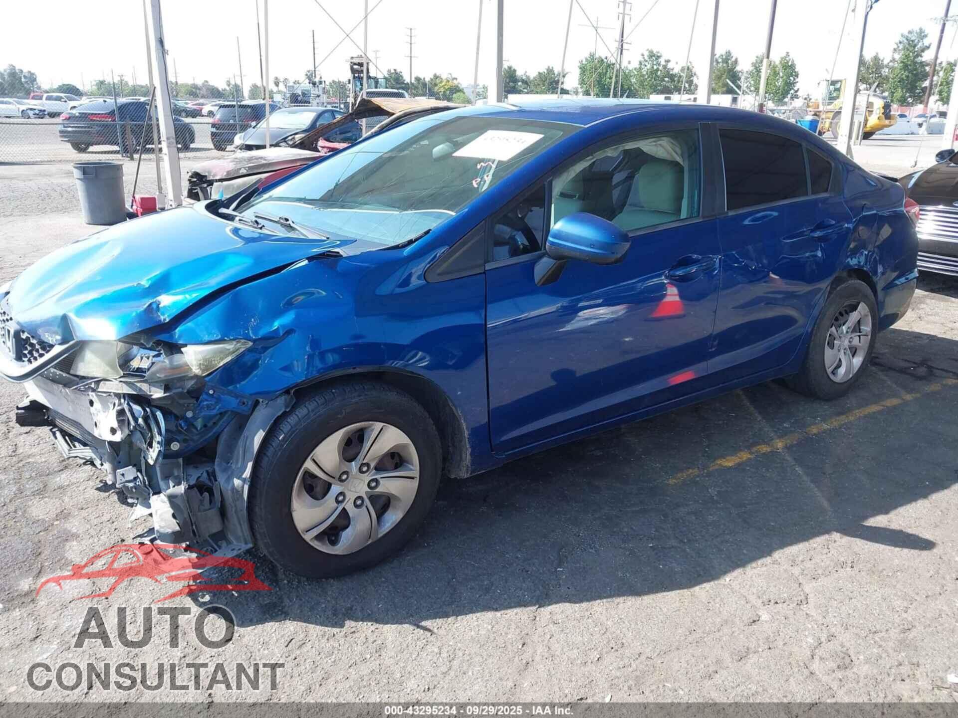 HONDA CIVIC 2014 - 19XFB2F52EE273989