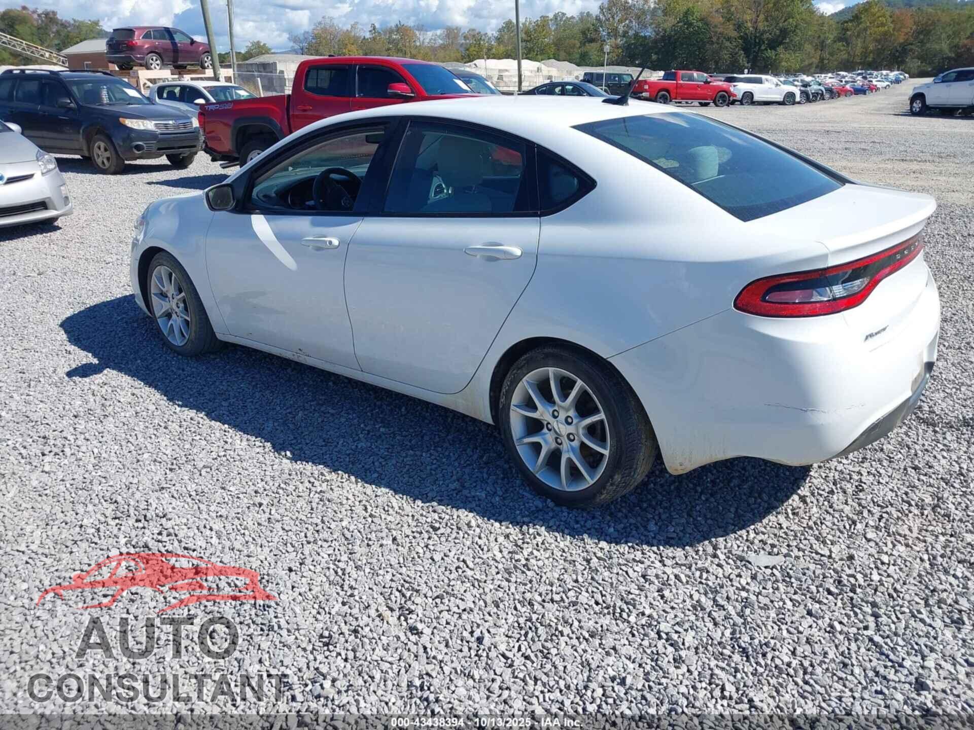 DODGE DART 2013 - 1C3CDFBA3DD709695