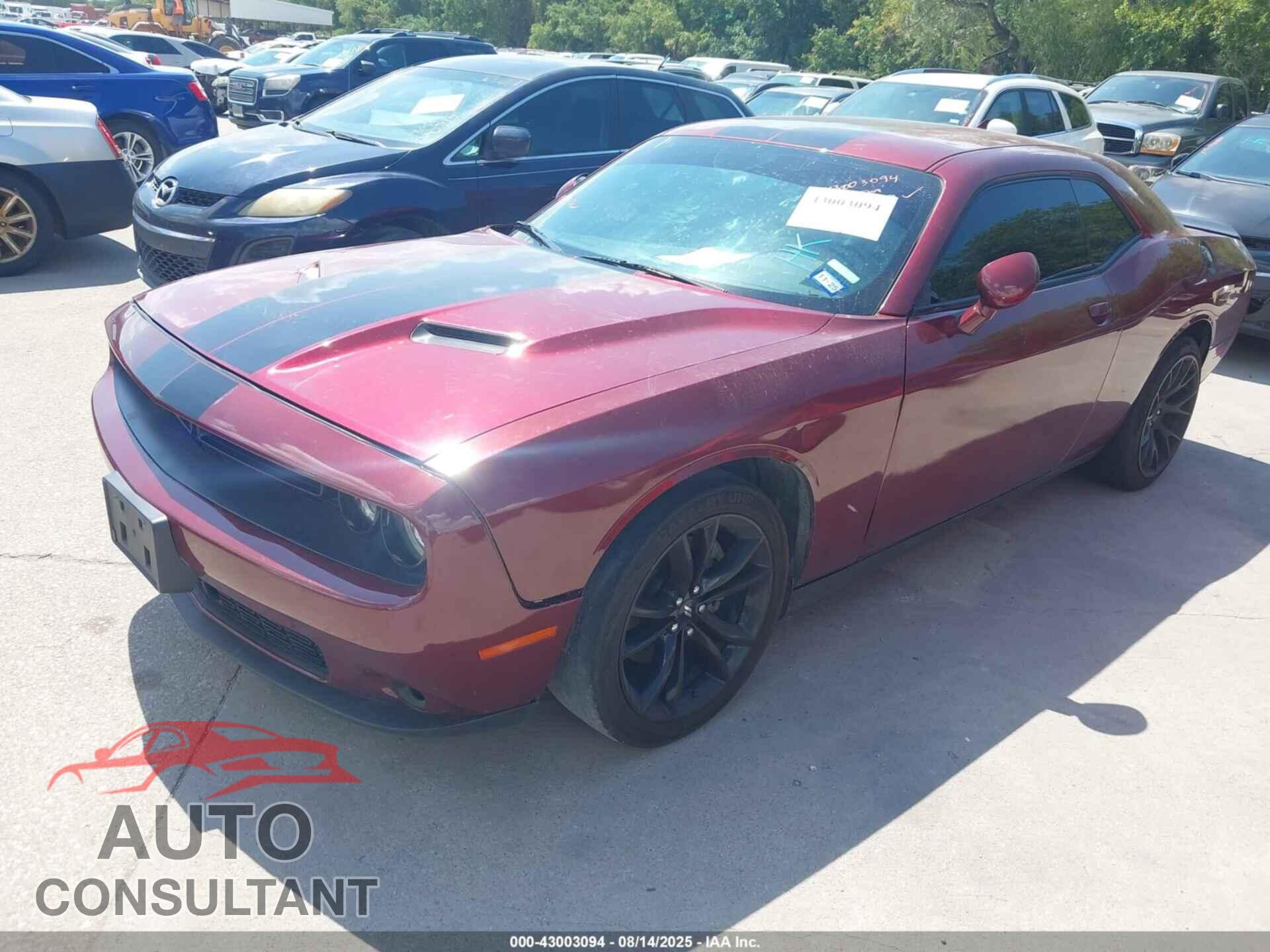 DODGE CHALLENGER 2018 - 2C3CDZAG8JH172442