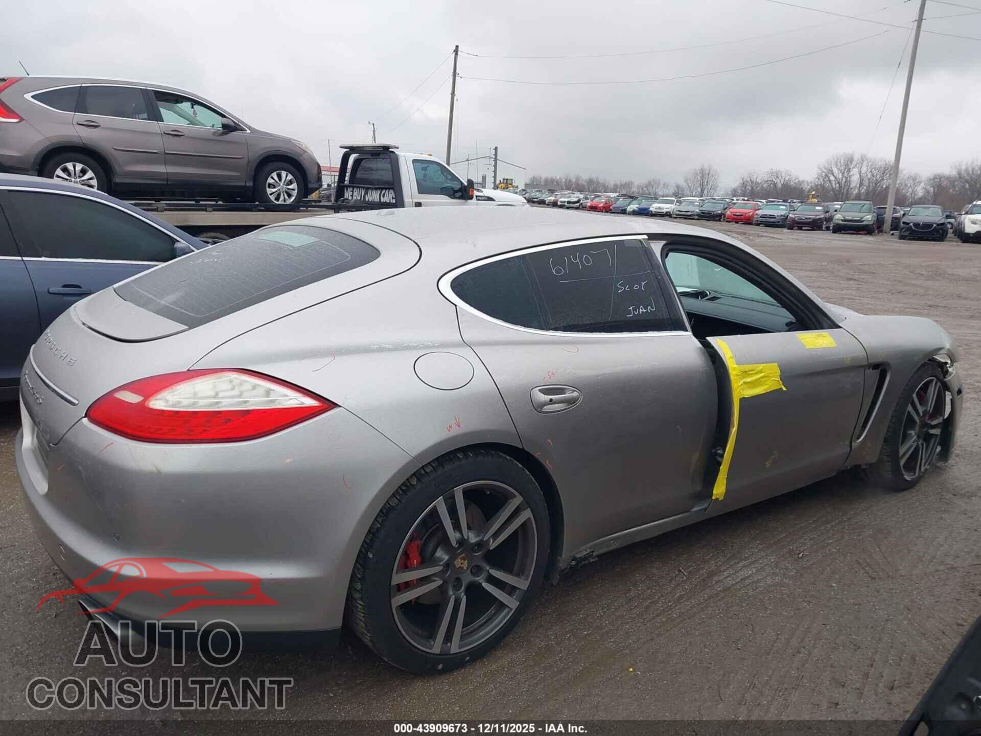 PORSCHE PANAMERA 2012 - WP0AC2A7XCL090022