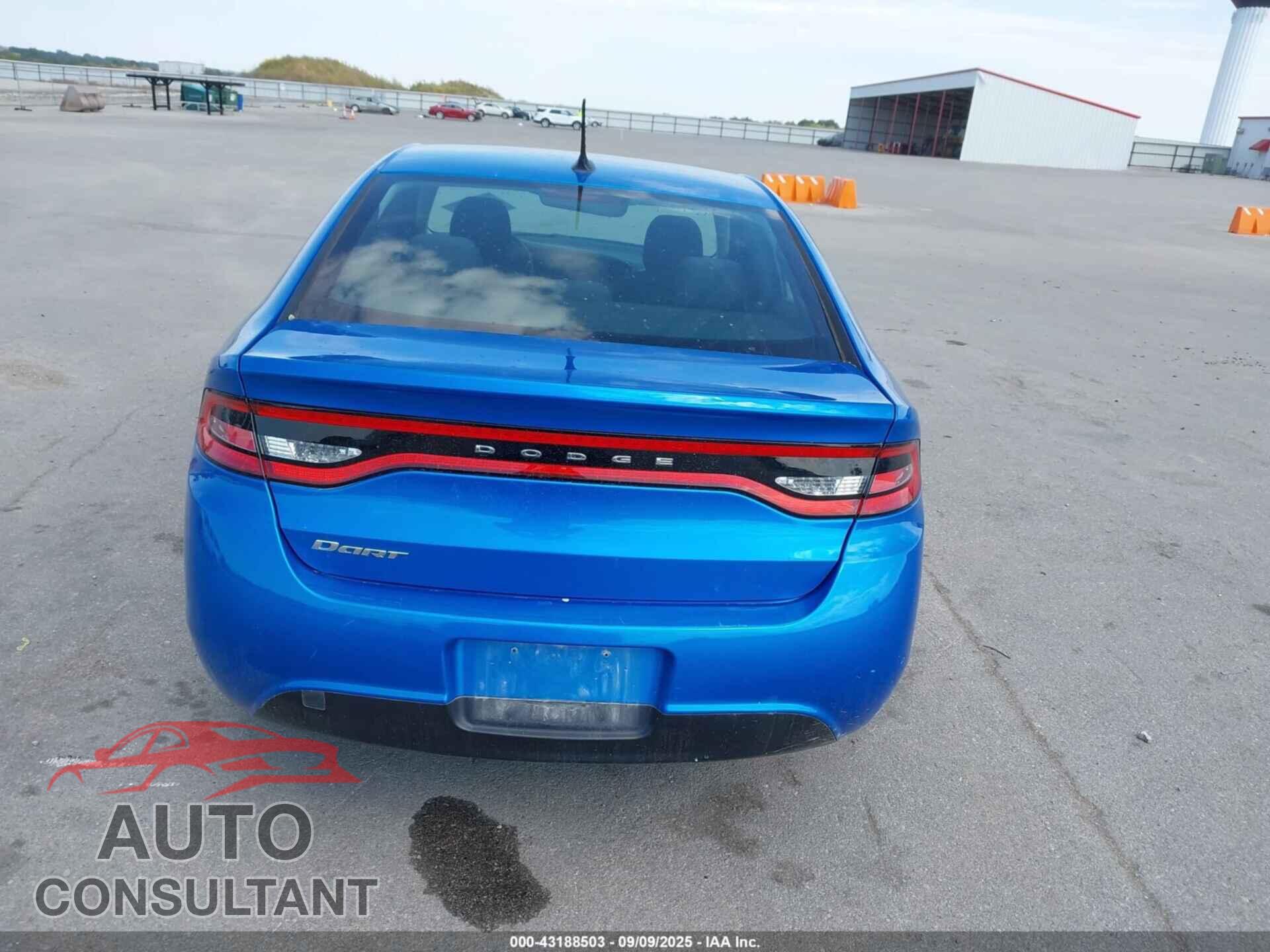 DODGE DART 2016 - 1C3CDFAA4GD650257