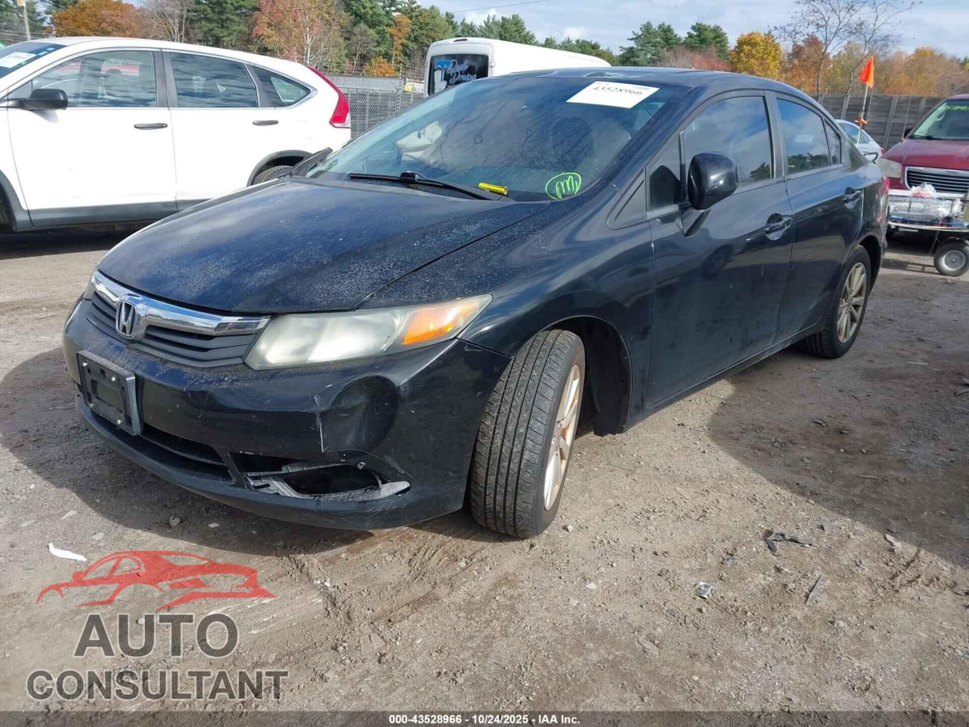 HONDA CIVIC 2012 - 2HGFB2F91CH512776