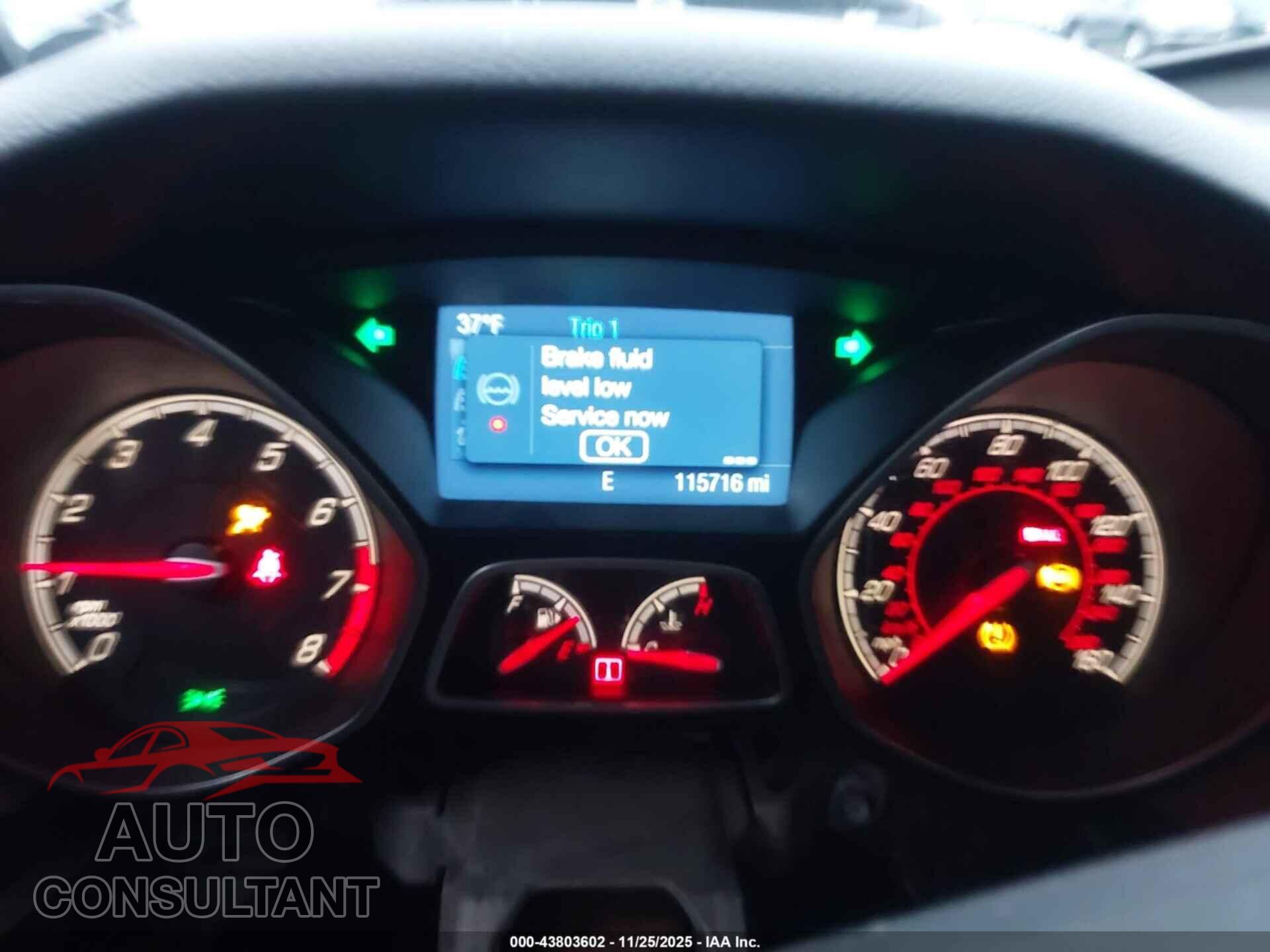 FORD FOCUS ST 2014 - 1FADP3L95EL181262