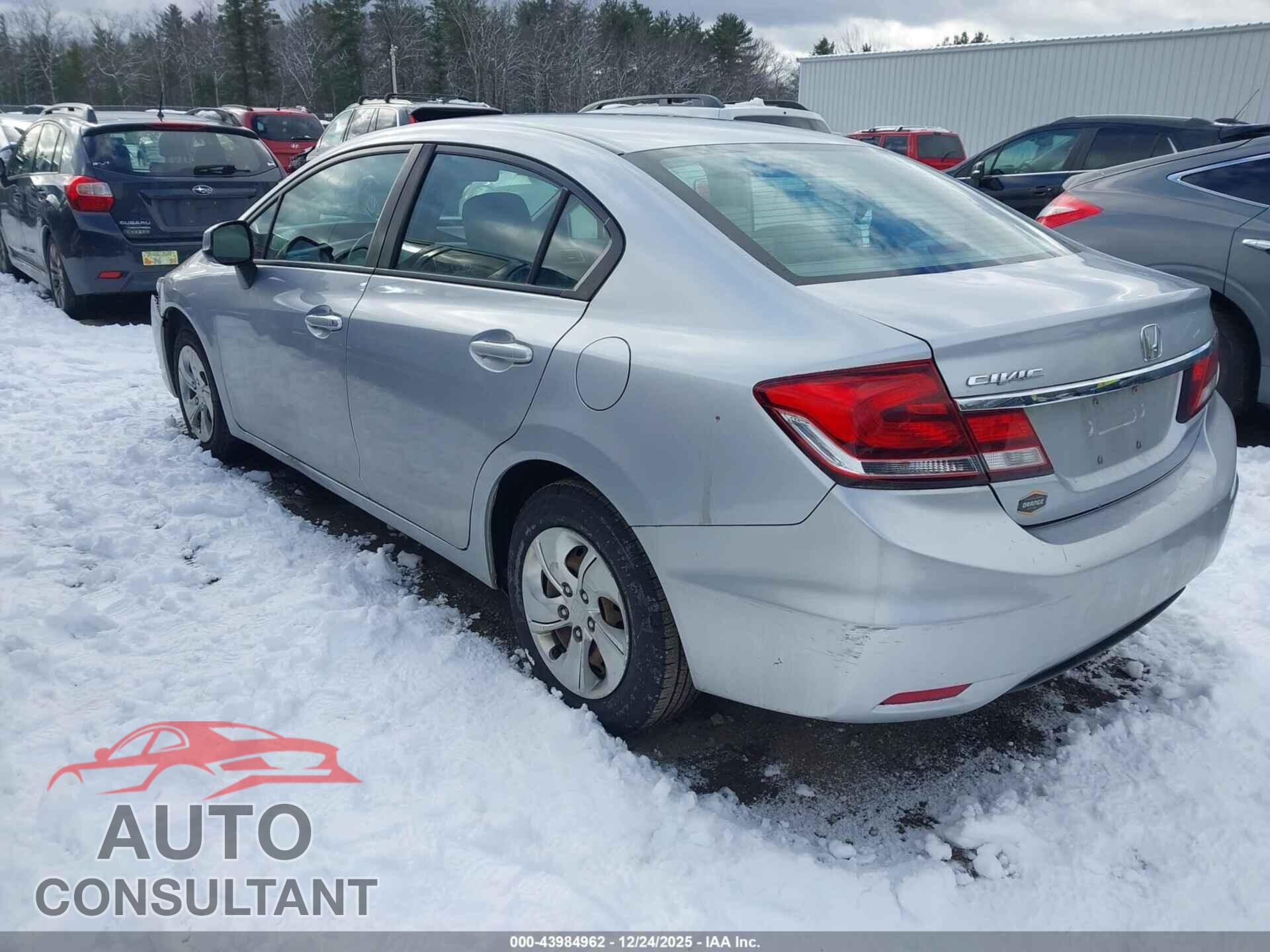 HONDA CIVIC 2013 - 2HGFB2F5XDH545130