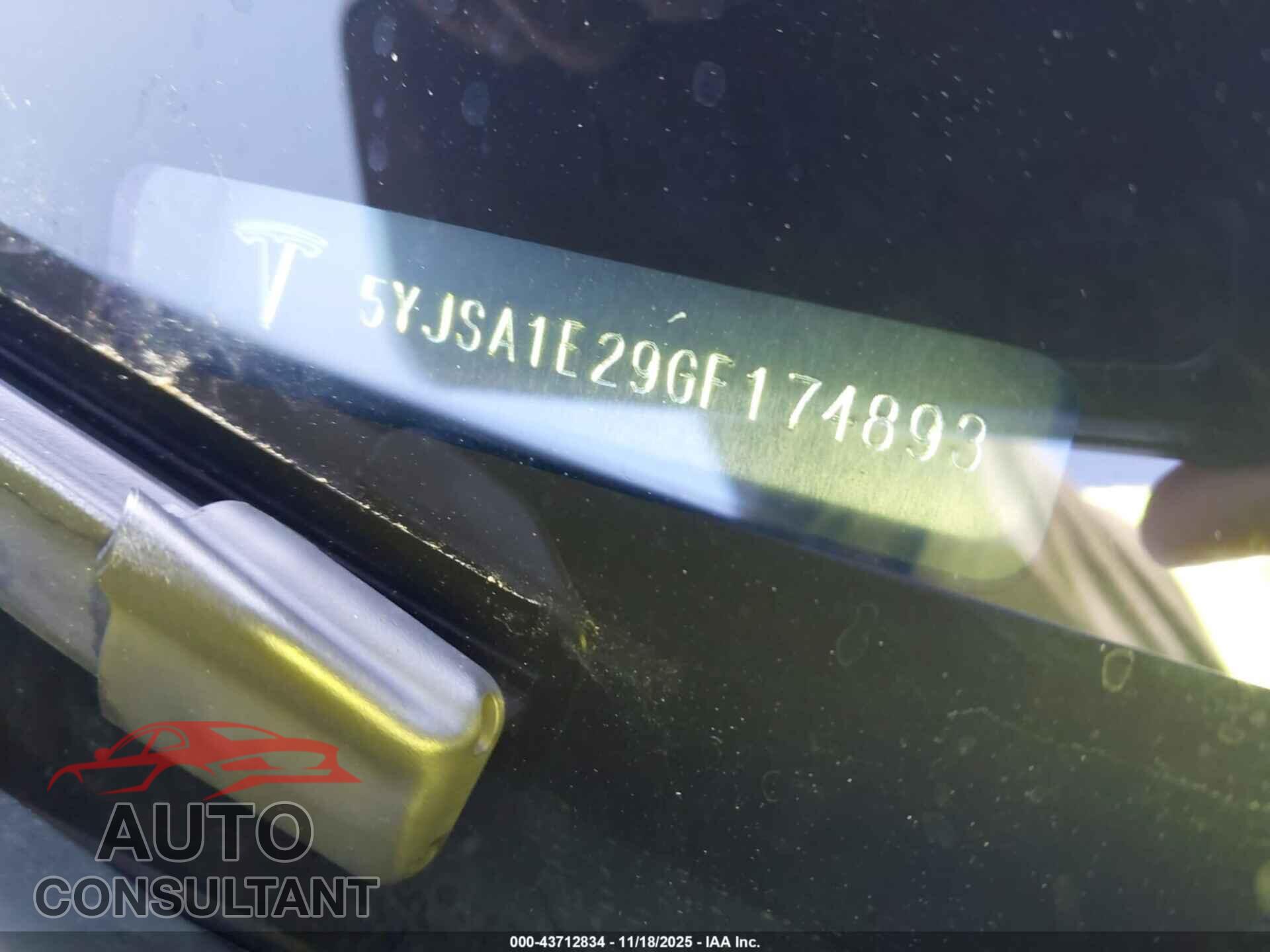 TESLA MODEL S 2016 - 5YJSA1E29GF174893
