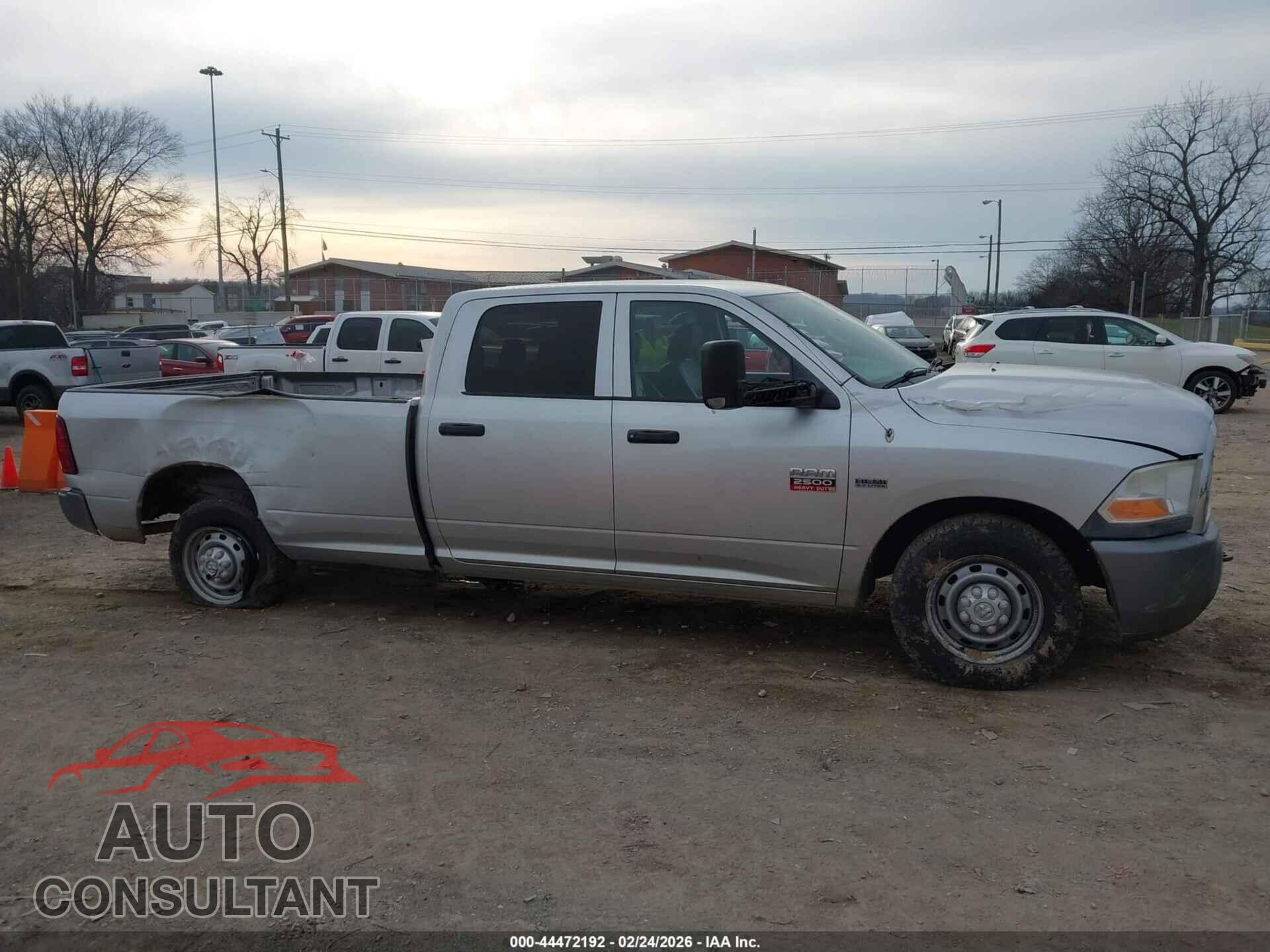 DODGE RAM 2500 2010 - 3D7TP2CT8AG149155