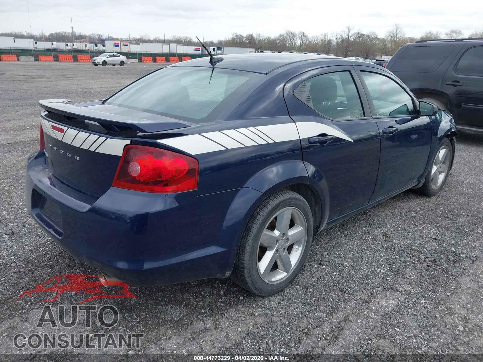 DODGE AVENGER 2013 - 1C3CDZAG0DN768589
