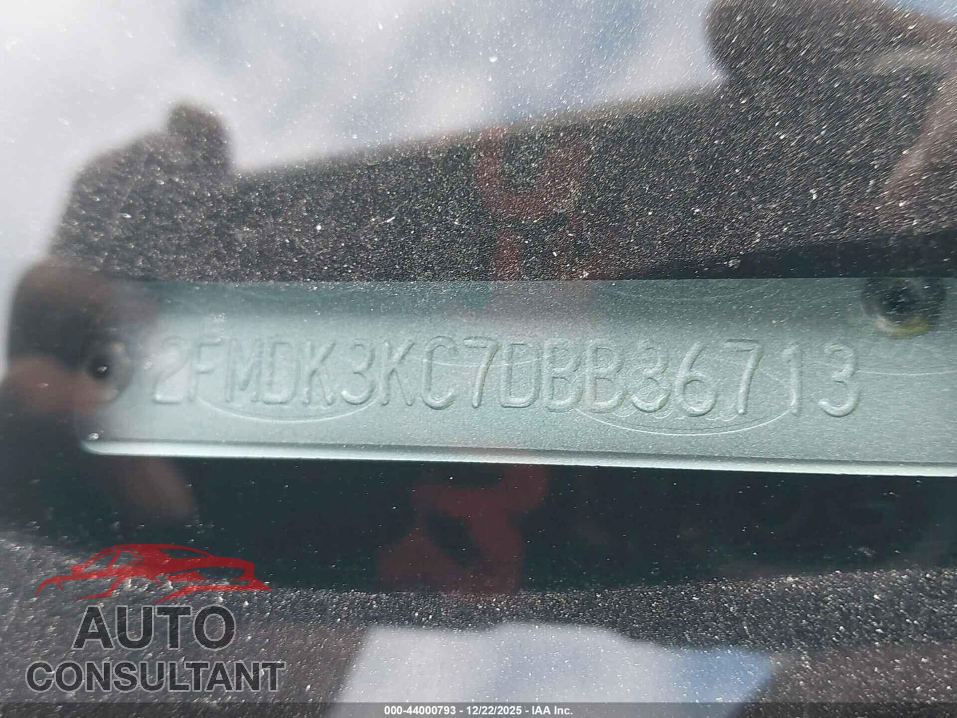 FORD EDGE 2013 - 2FMDK3KC7DBB36713