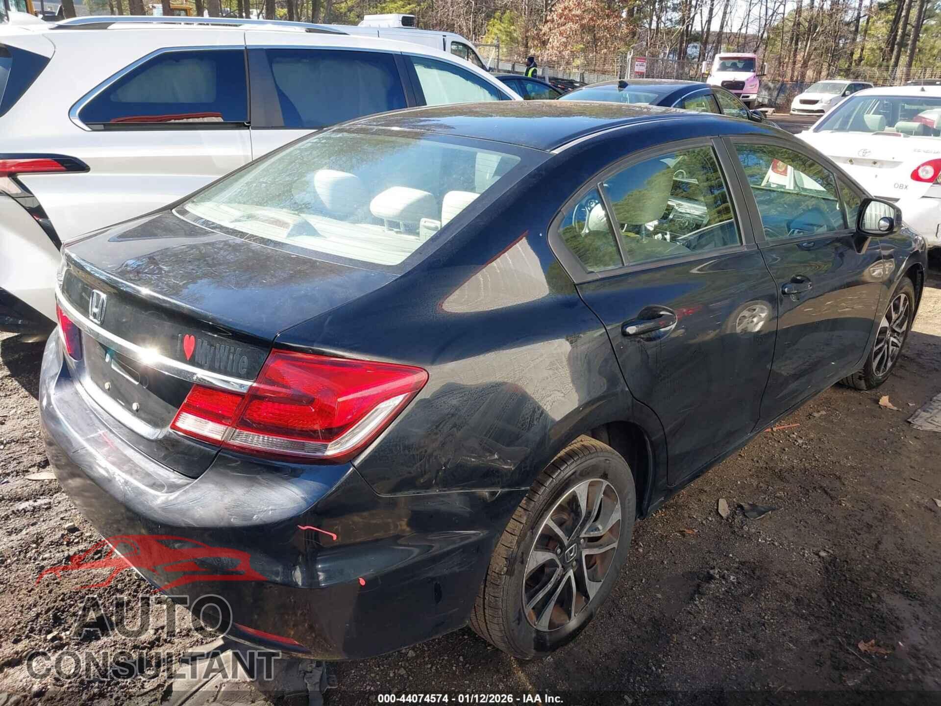 HONDA CIVIC 2013 - 19XFB2F89DE223177