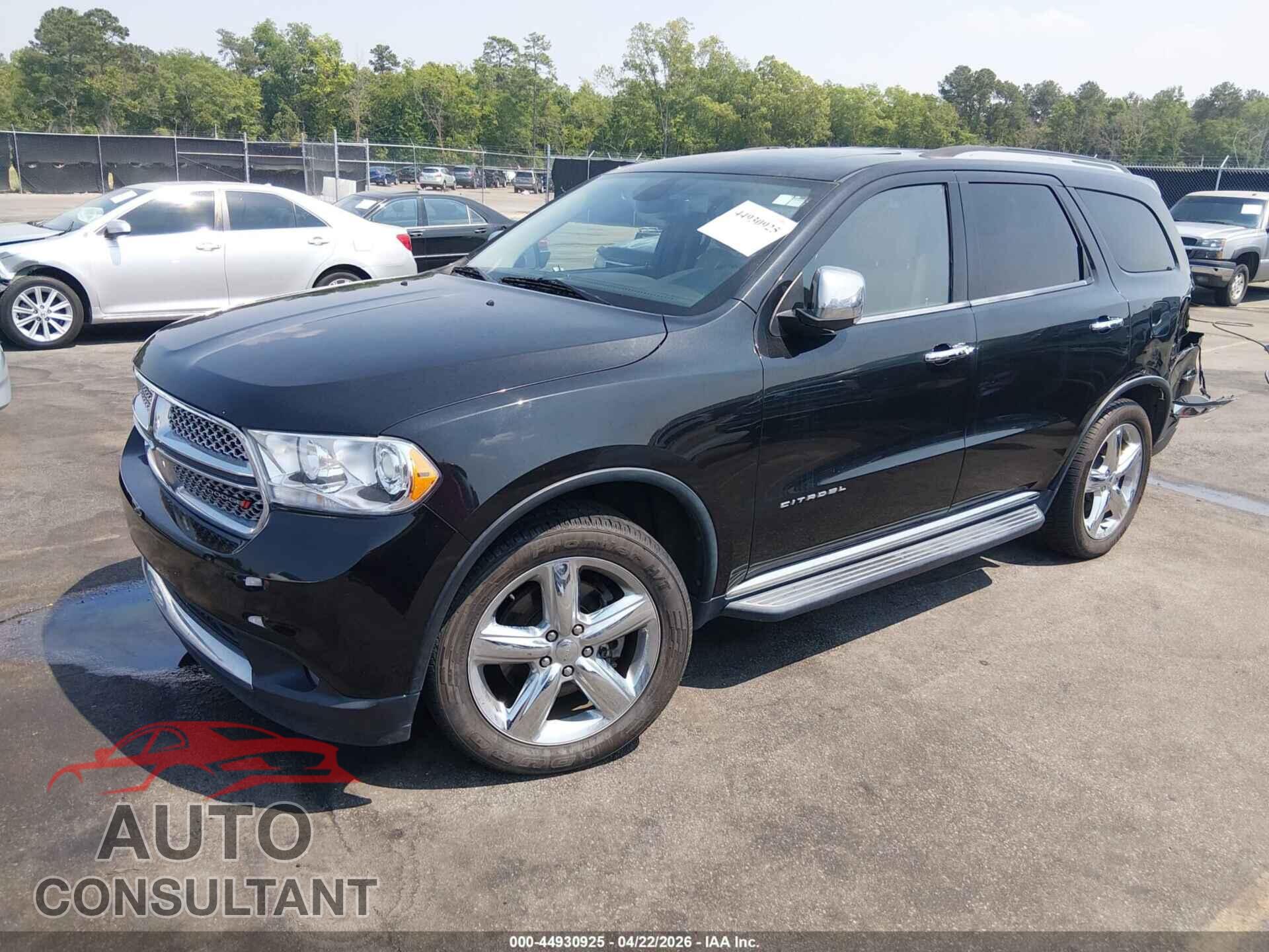 DODGE DURANGO 2012 - 1C4SDHET7CC260574