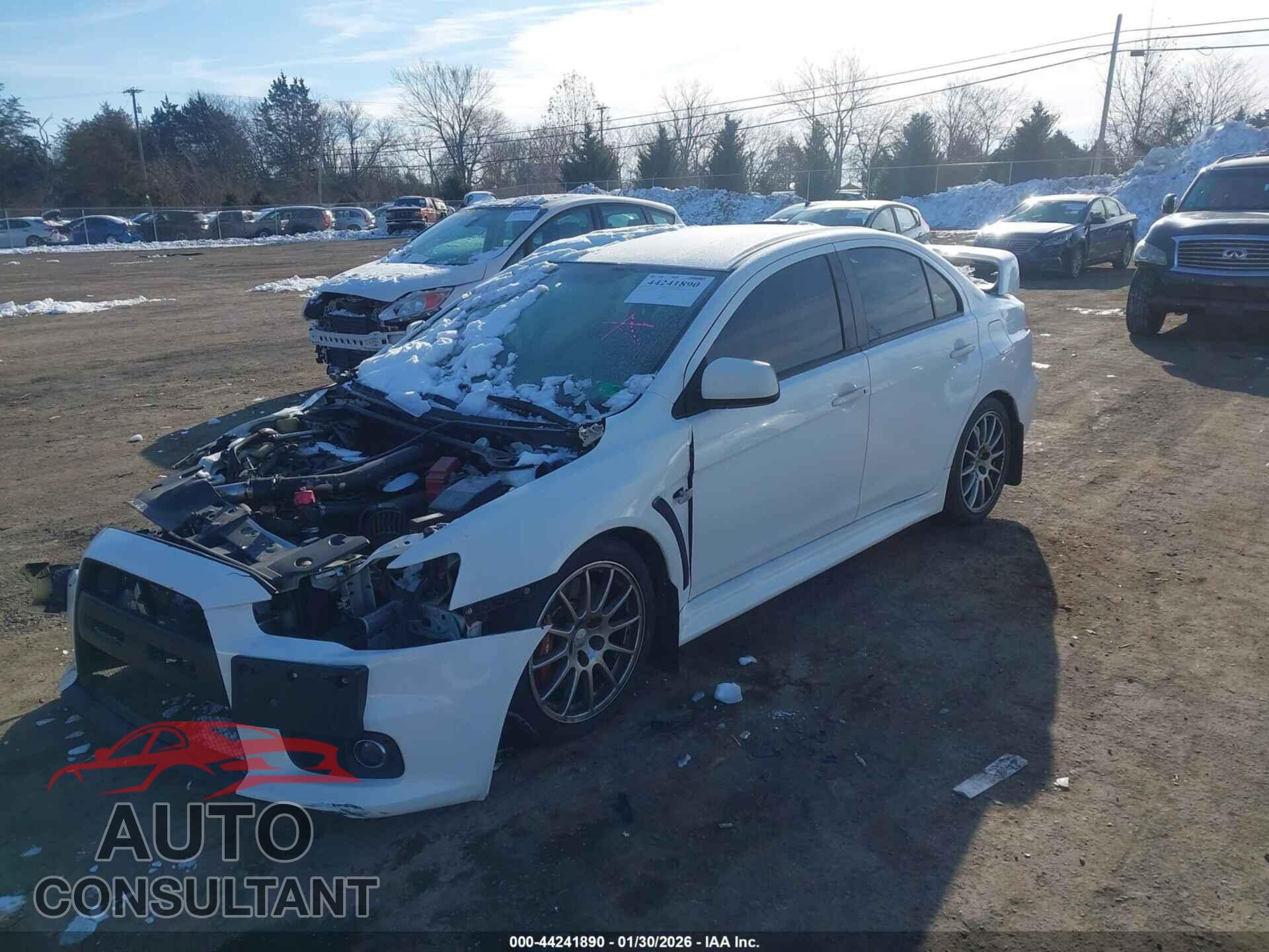 MITSUBISHI LANCER EVOLUTION 2011 - JA32W8FV7BU014397